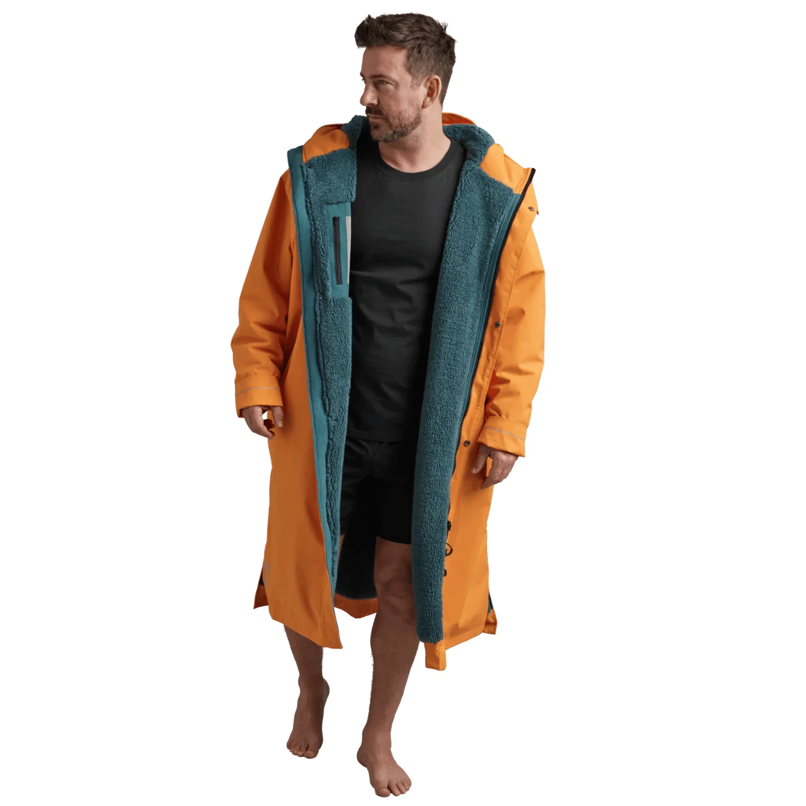 Red Adults Pro Long Sleeve Waterproof Dry Changing Robe Alter EVO - Image 24