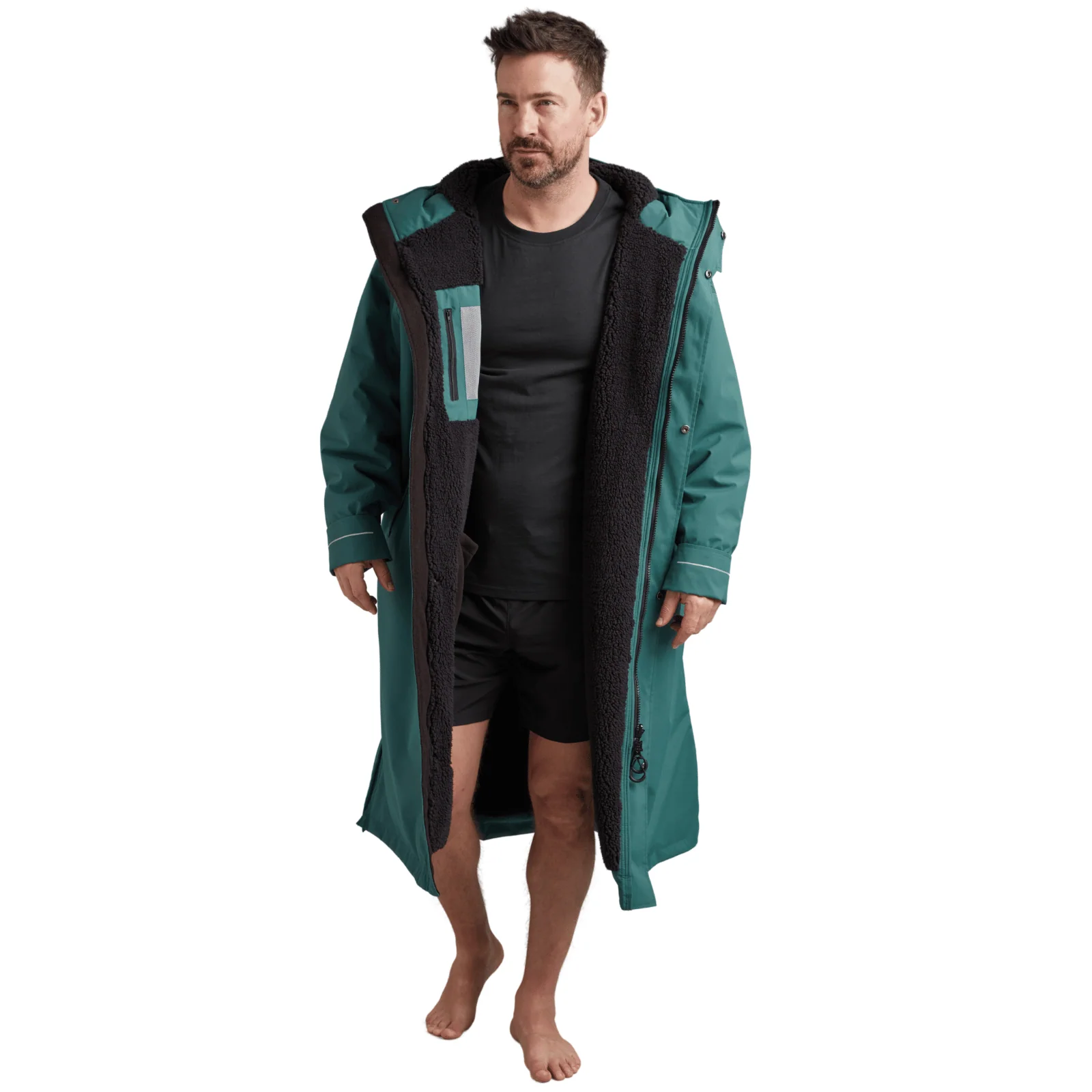Red Adults Pro Long Sleeve Waterproof Dry Changing Robe Alter EVO - Image 26