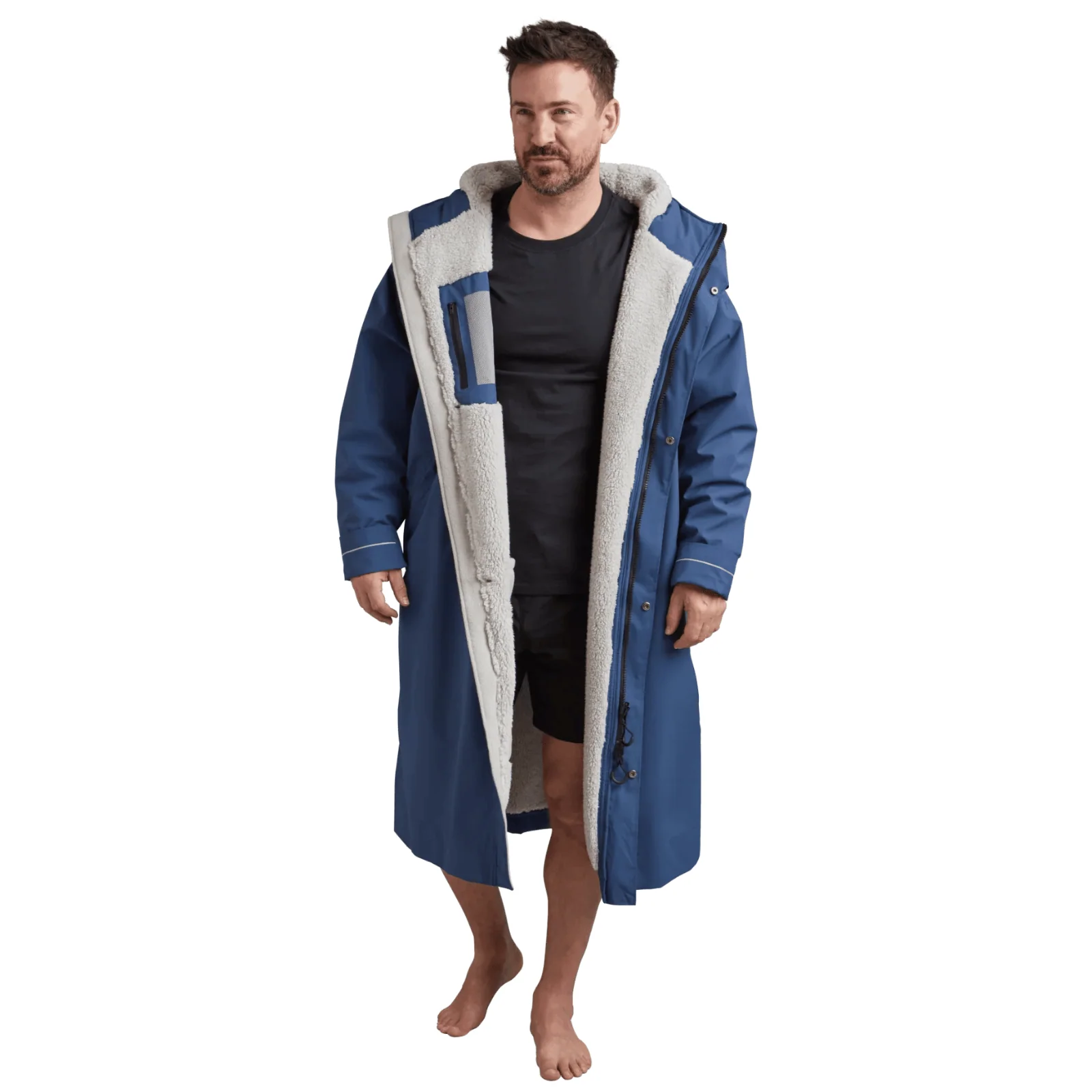 Red Adults Pro Long Sleeve Waterproof Dry Changing Robe Alter EVO - Image 27