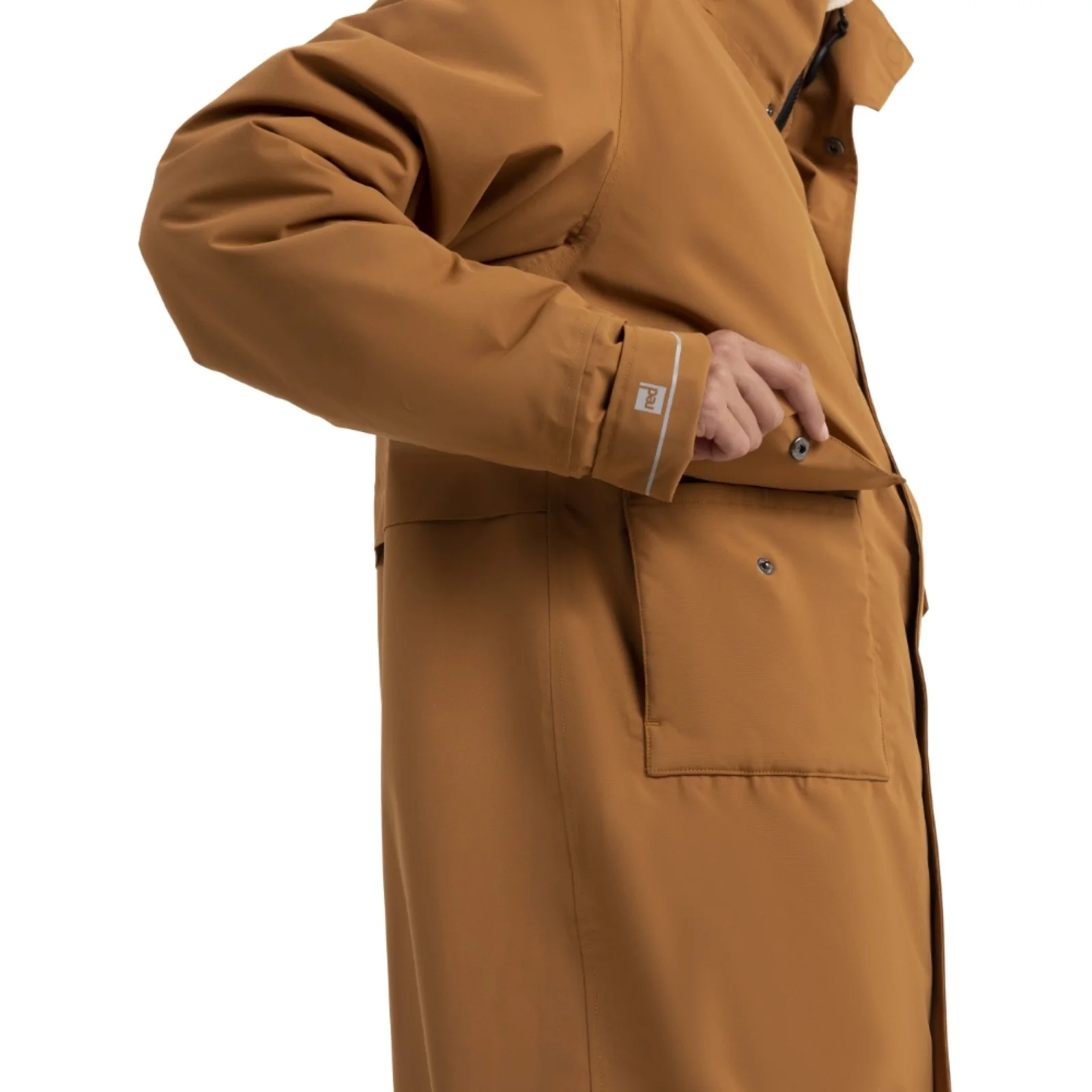 Red Adults Pro Long Sleeve Waterproof Dry Changing Robe Alter EVO - Image 28