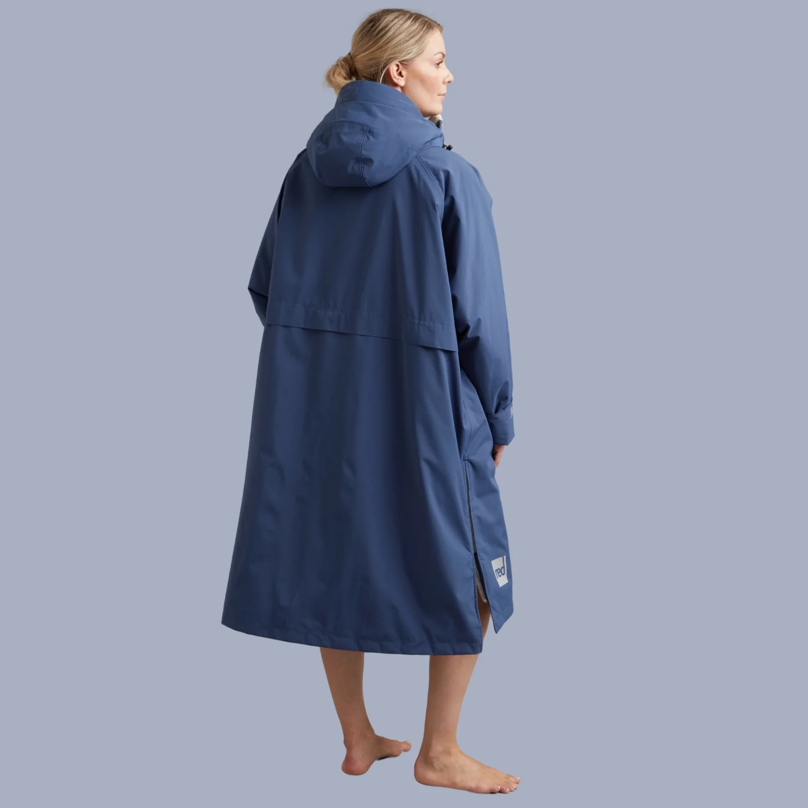 Red Adults Pro Long Sleeve Waterproof Dry Changing Robe Alter EVO - Image 36