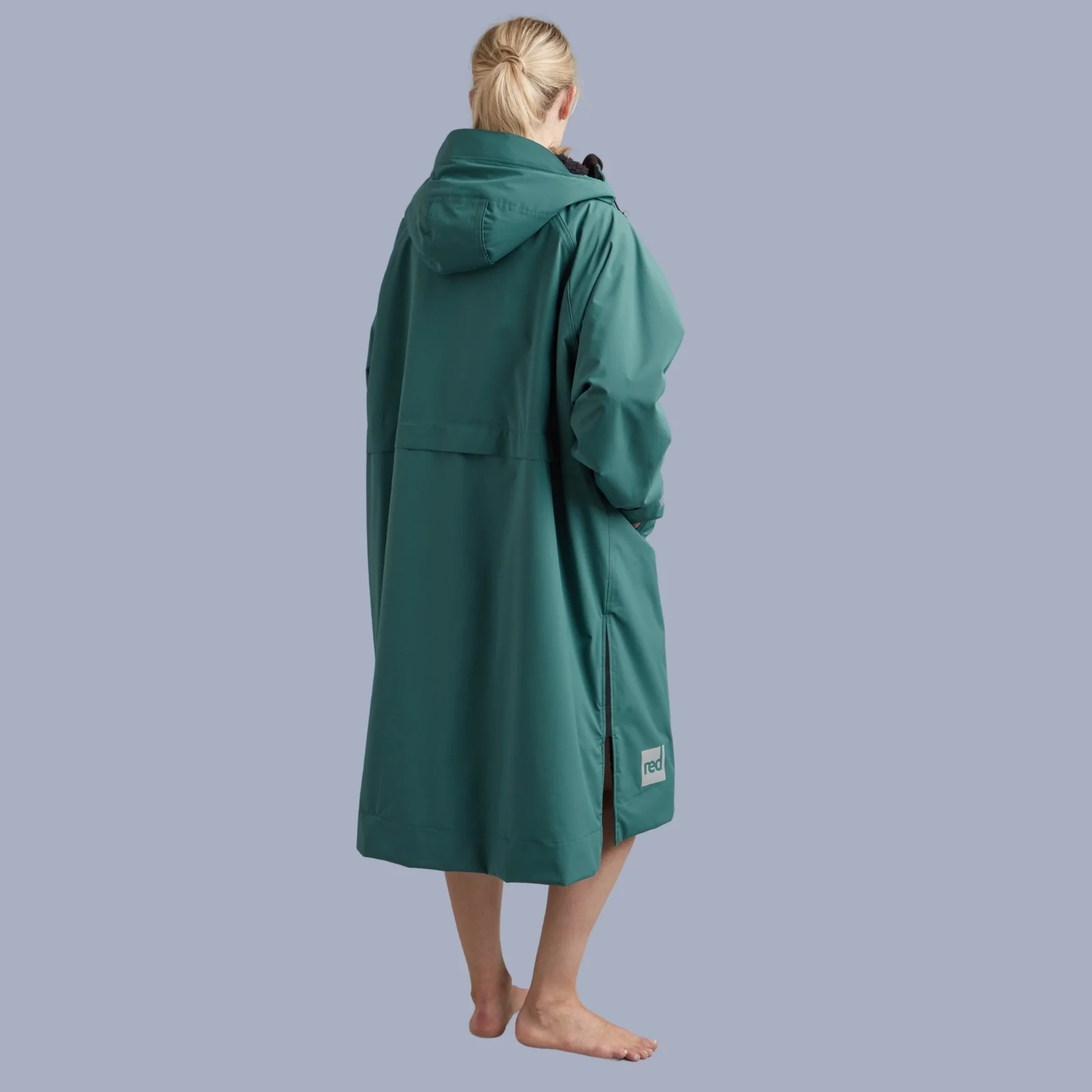 Red Adults Pro Long Sleeve Waterproof Dry Changing Robe Alter EVO - Image 44