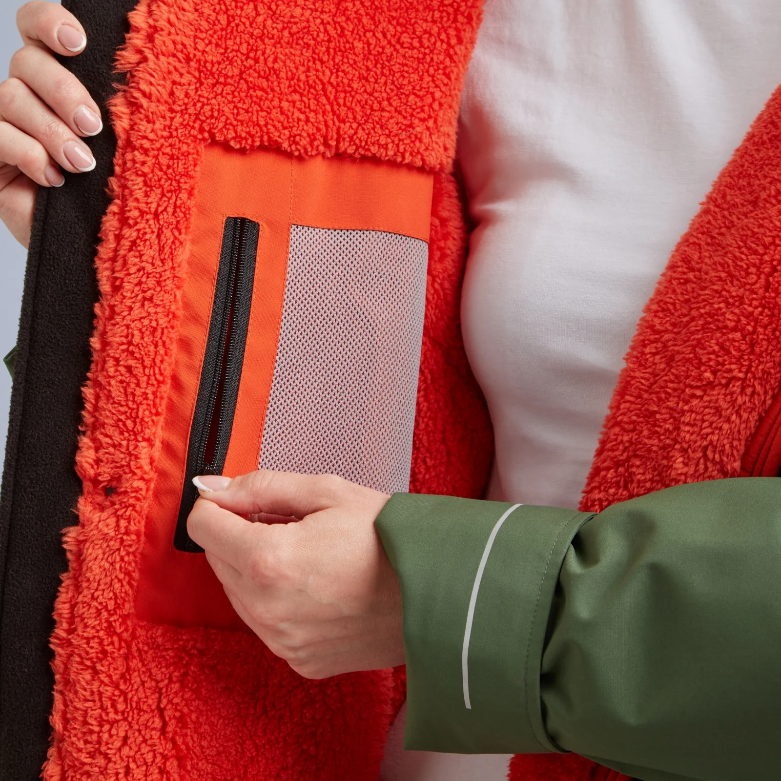 Red Adults Pro Long Sleeve Waterproof Dry Changing Robe Alter EVO - Image 58