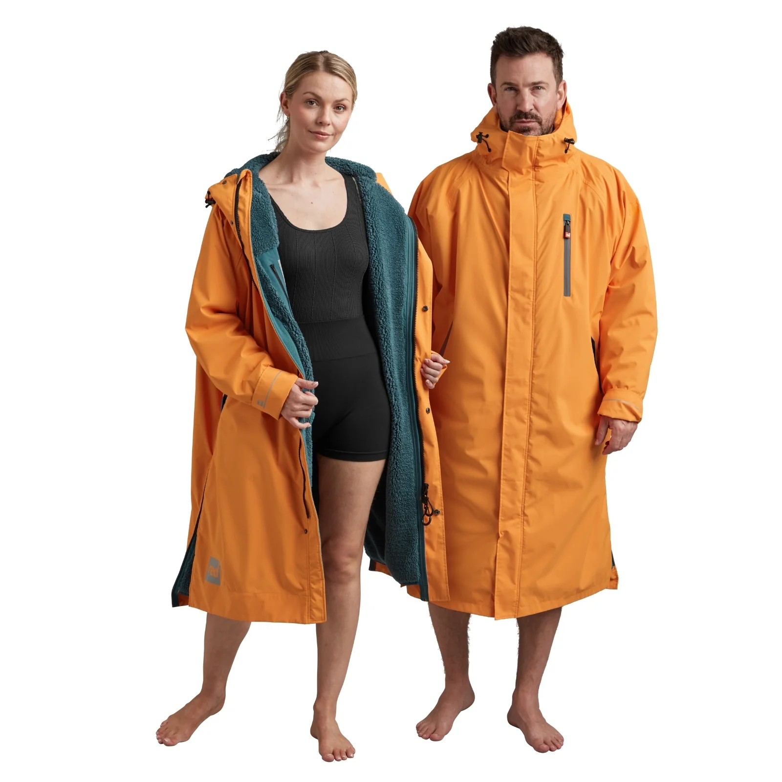 Red Adults Pro Long Sleeve Waterproof Dry Changing Robe Alter EVO - Image 6