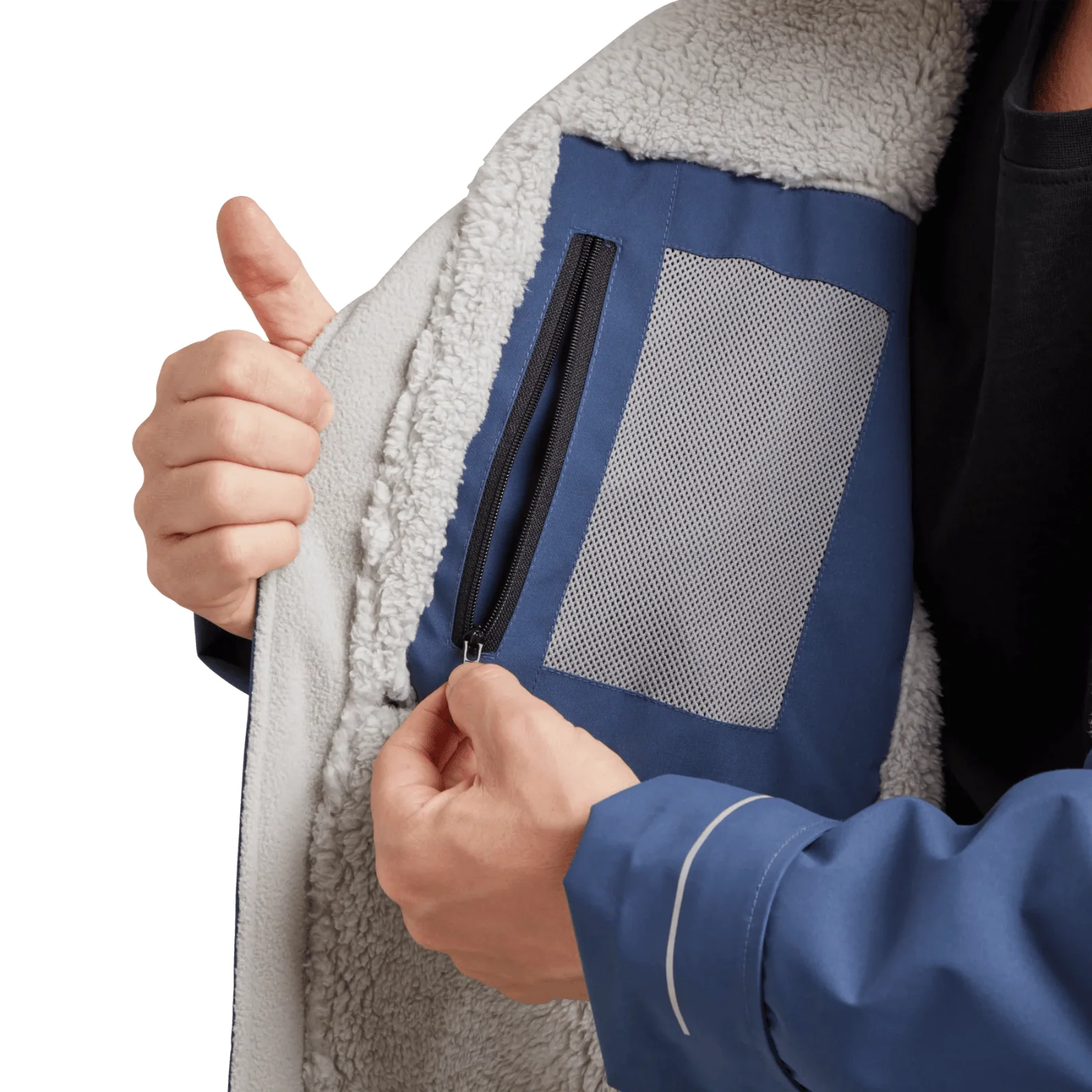 Red Adults Pro Long Sleeve Waterproof Dry Changing Robe Alter EVO - Image 63