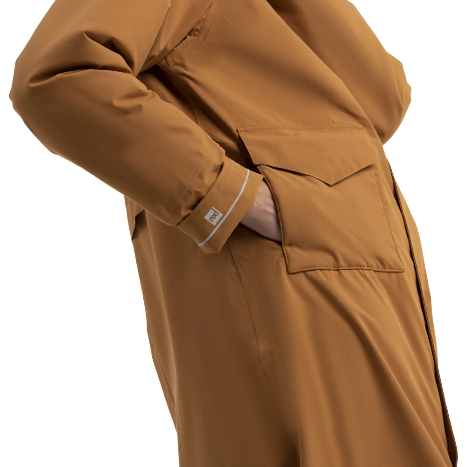 Red Adults Pro Long Sleeve Waterproof Dry Changing Robe Alter EVO - Image 64