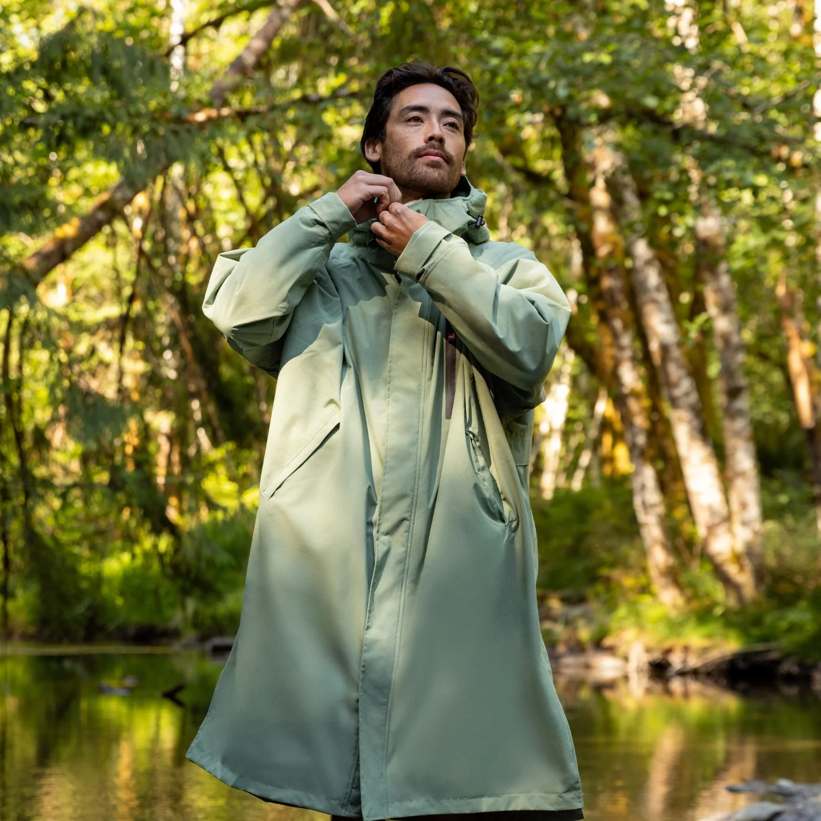 Red Adults Pro Long Sleeve Waterproof Dry Changing Robe Alter EVO - Image 77