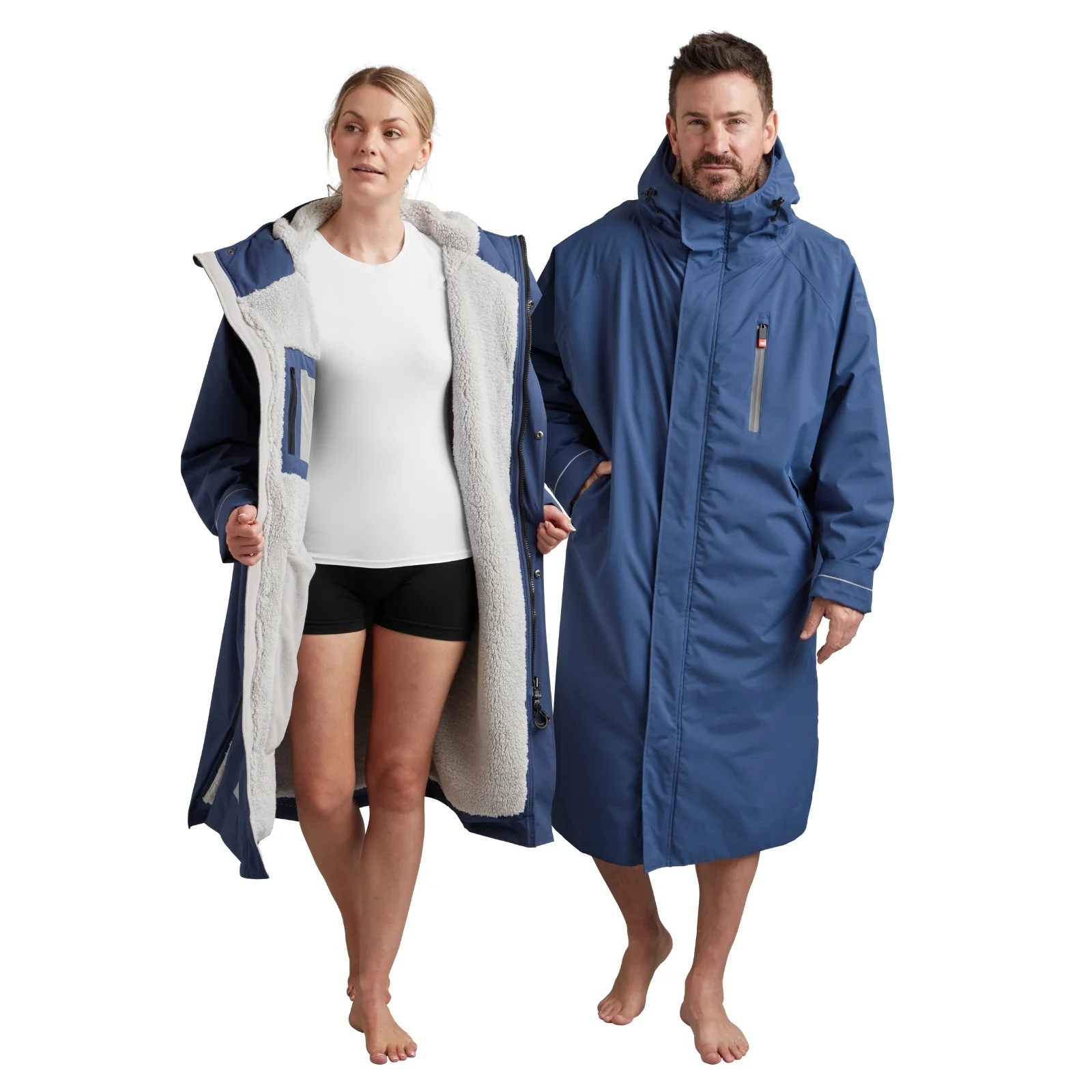 Red Adults Pro Long Sleeve Waterproof Dry Changing Robe Alter EVO - Image 9