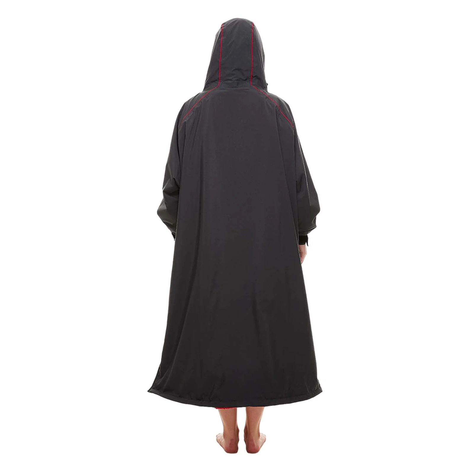 Red Adults Pro Long Sleeve Waterproof Dry Changing Robe EVO - Image 10