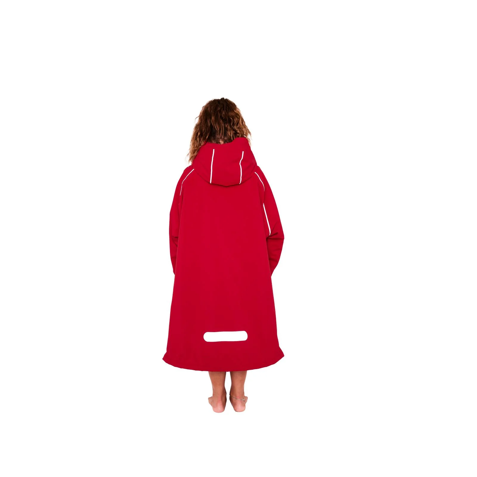 Red Kids Dry Pro Hooded Waterproof Changing Robe - Image 24