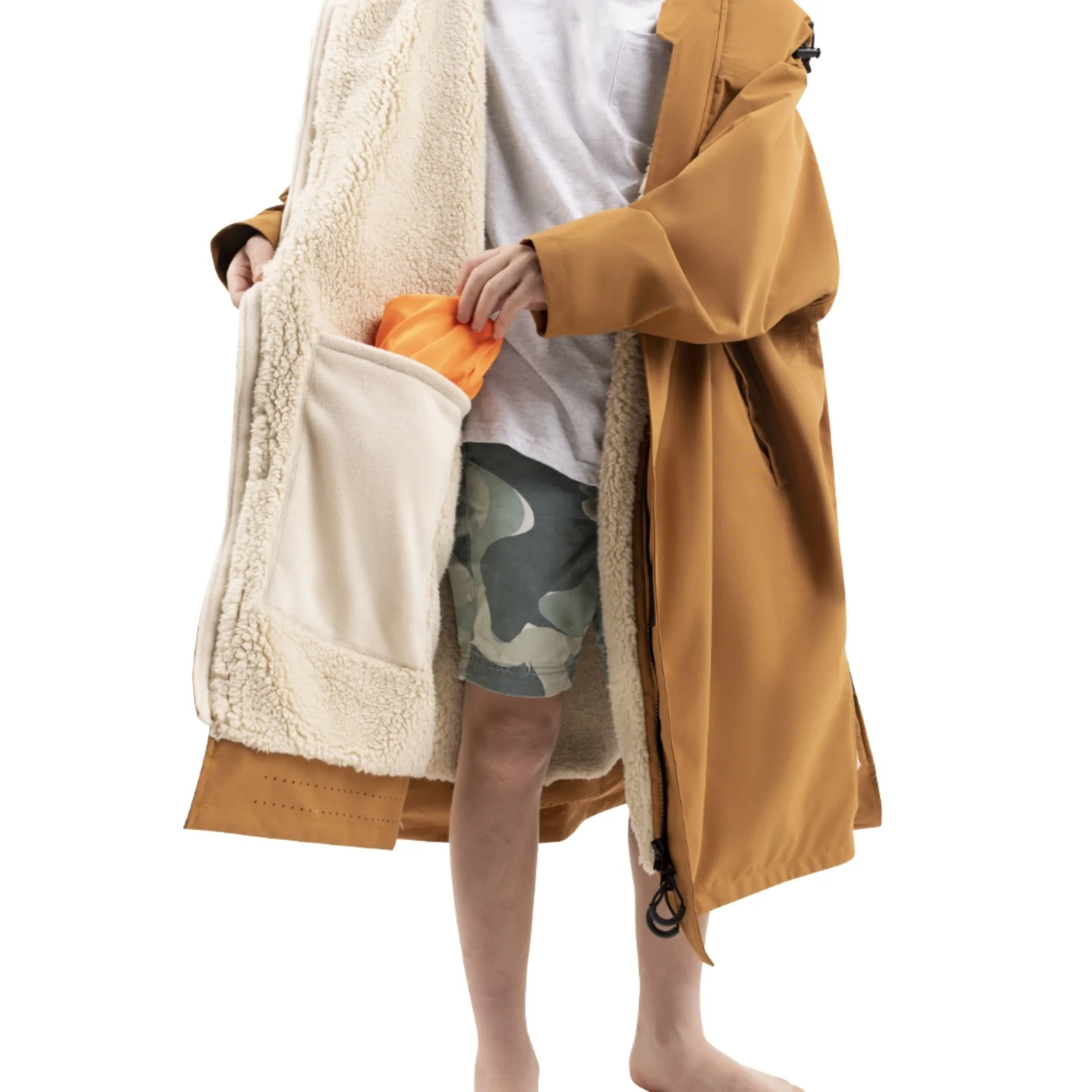 Red Kids Dry Pro Hooded Waterproof Changing Robe - Image 52