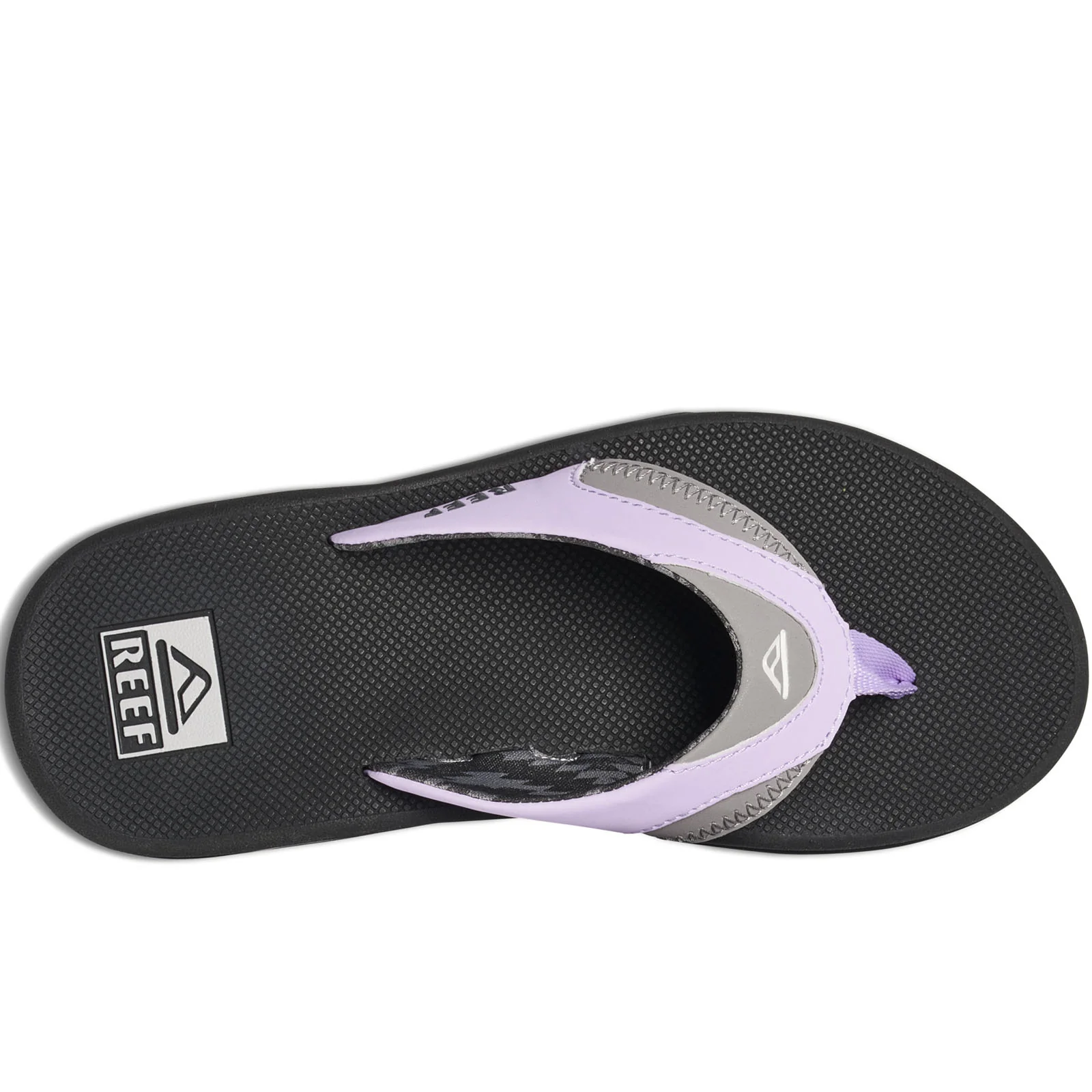 Reef Fanning Flip Flops - Grey Purple - Image 4