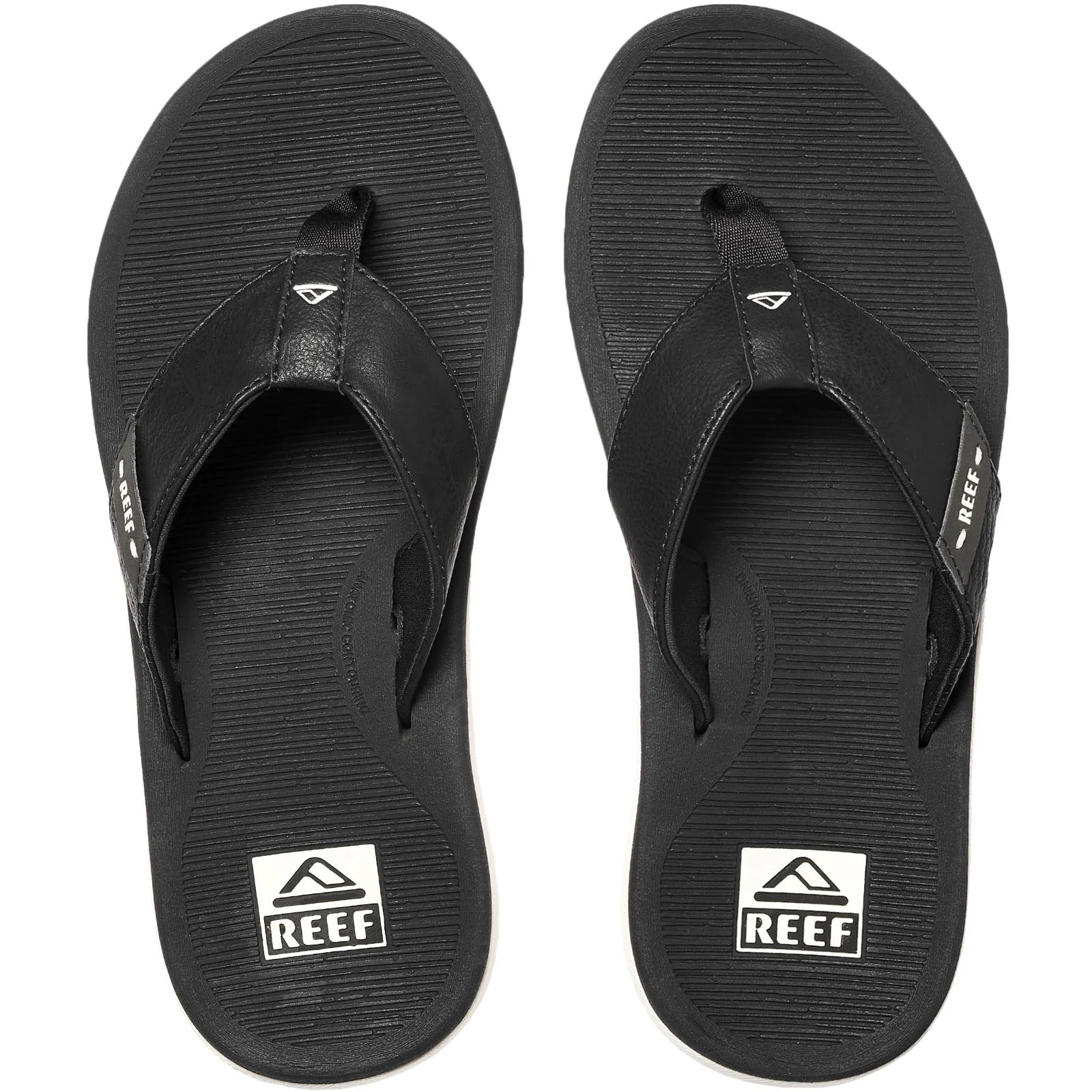 Reef Mens Santa ANA Leather Flip Flops - Image 9