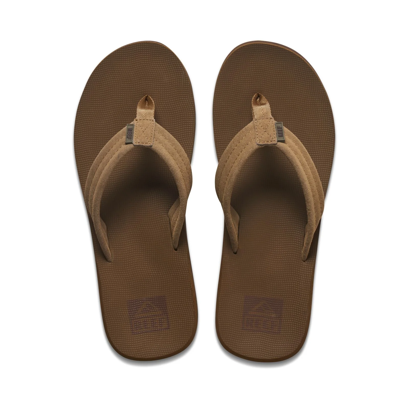 Reef Mens The Groundswell Suede Leather Flip Flops - Image 4