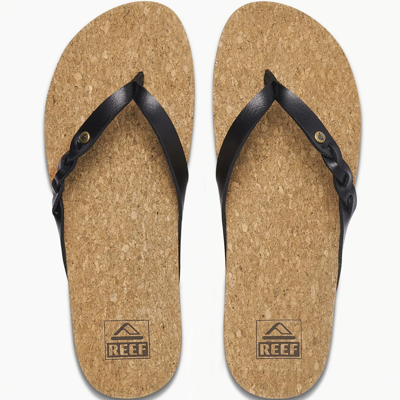 Reef Womens Cushion Court Twist Flip Flops - Image 8