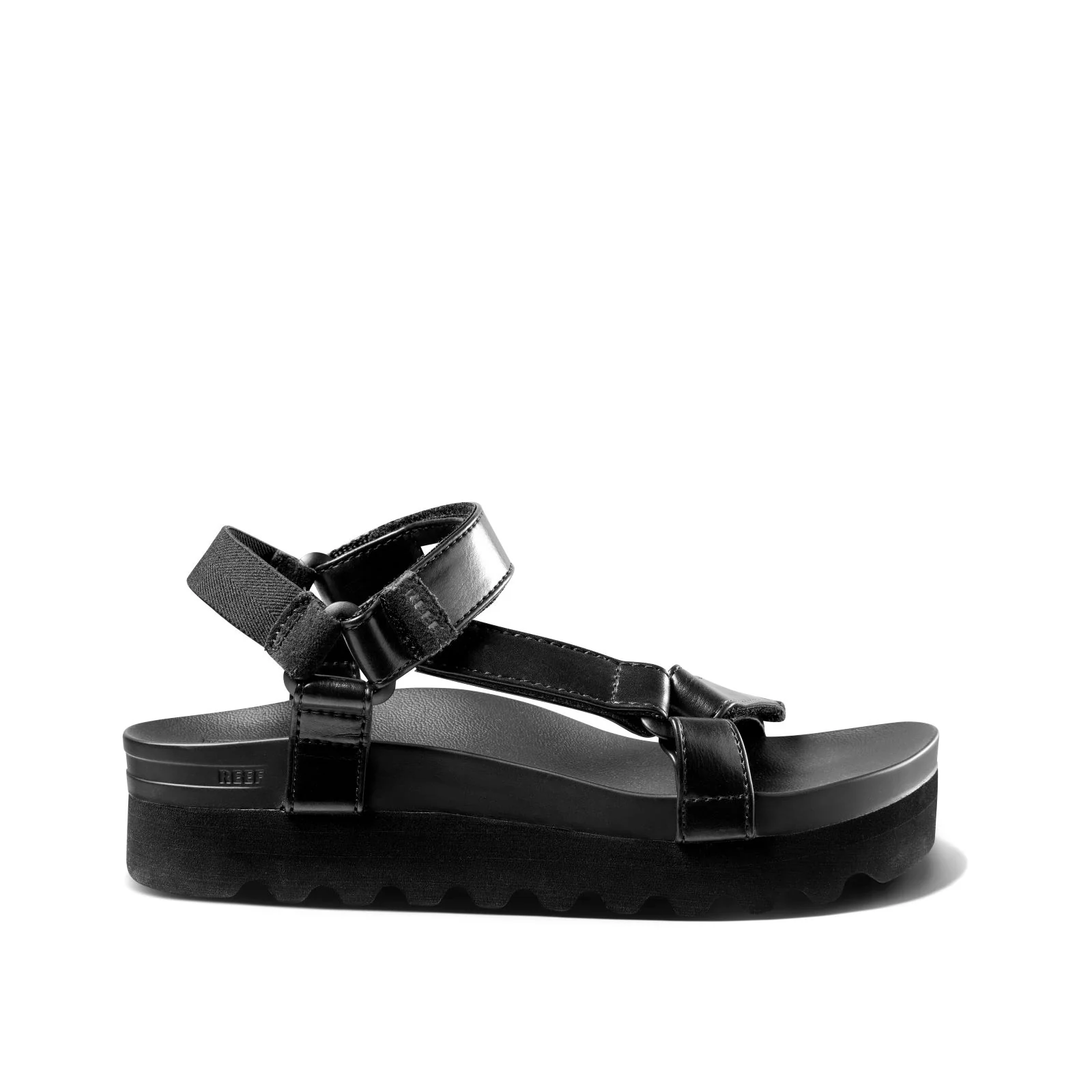 Reef Womens Cushion Remi Hi Sandals - Coco Black - Image 3