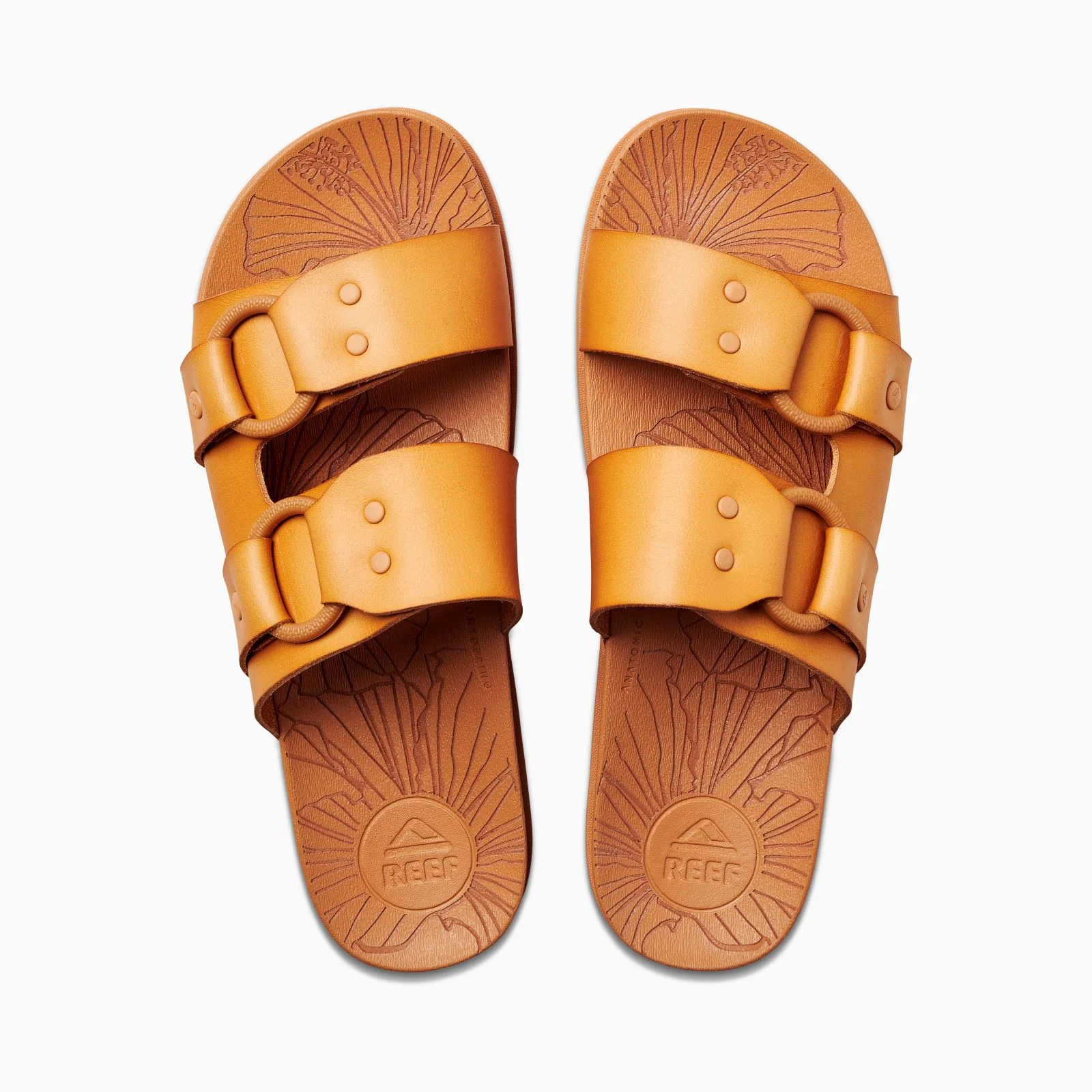 Reef Womens Cushion Vera Cruz Vegan Leather Slide Sandals - Image 7