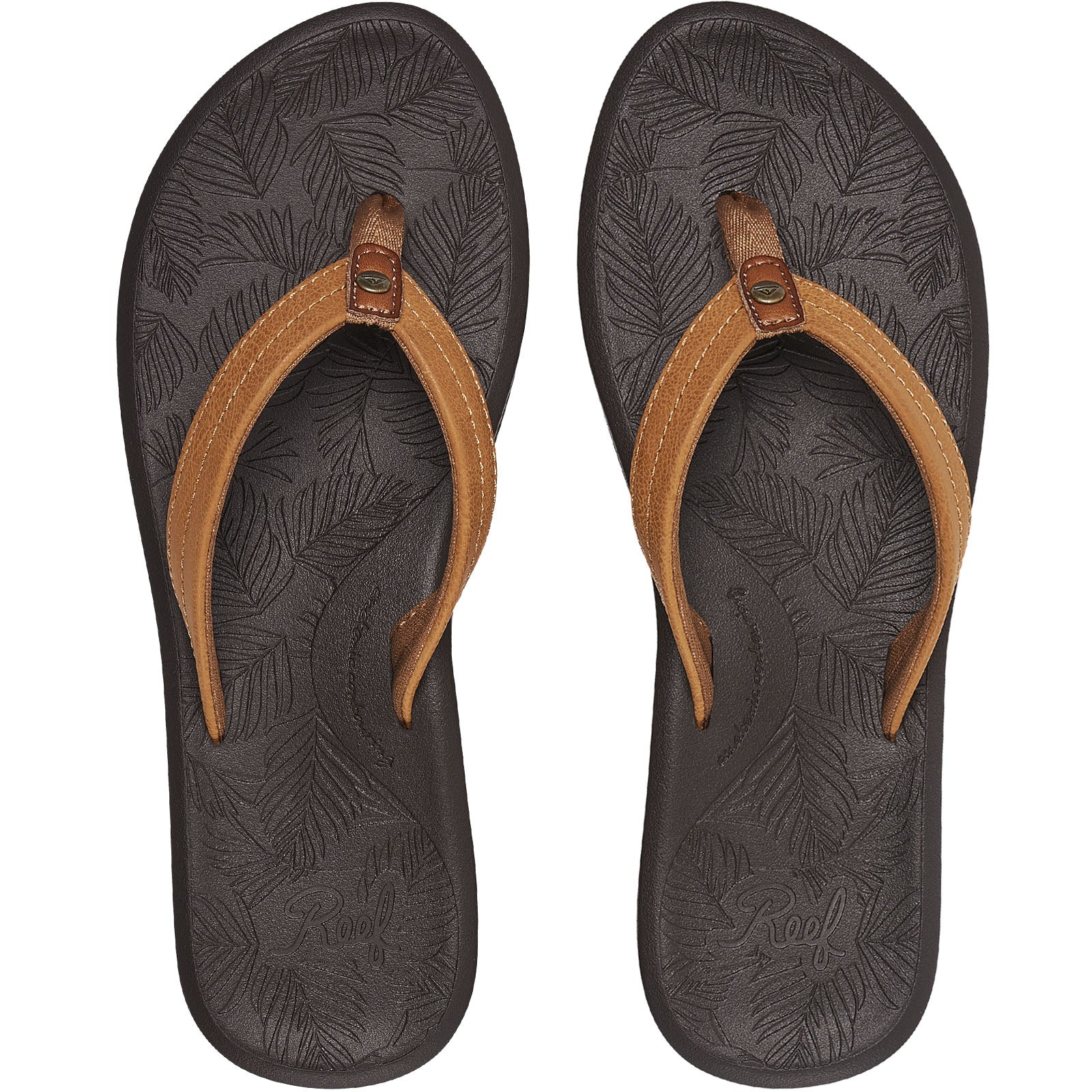 Reef Womens Tides Vegan Leather Flip Flops - Image 14