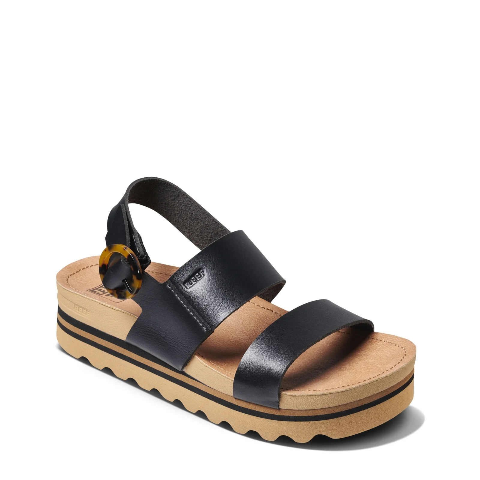 Reef Womens Vista Hi Buckle Summer Vegan Leather Sandals - Image 4