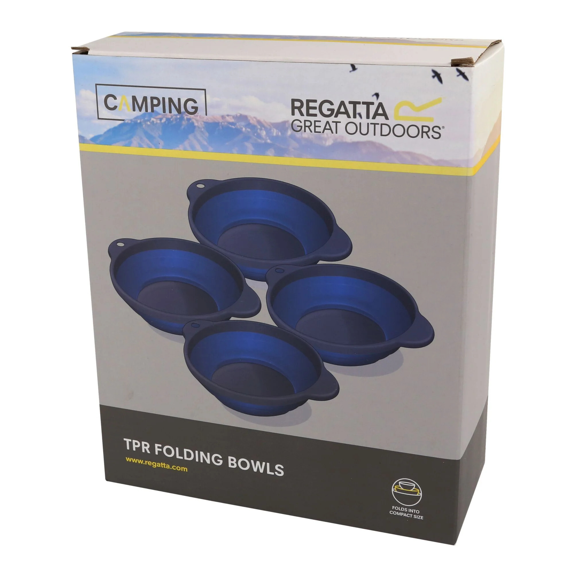 Regatta 4 Pack Rubber Folding Bowls - Image 8