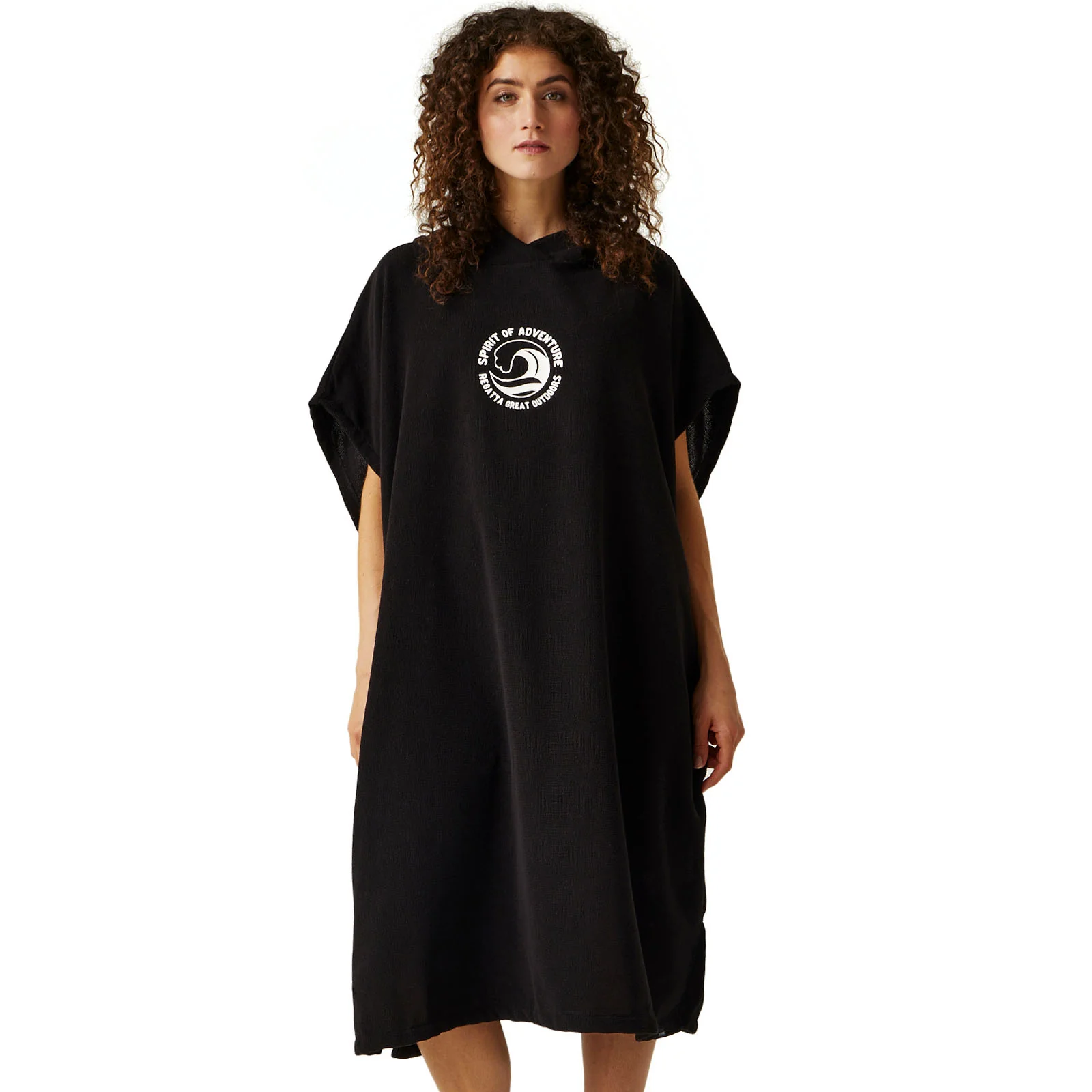 Regatta Adults Hooded Towel Poncho - Image 18