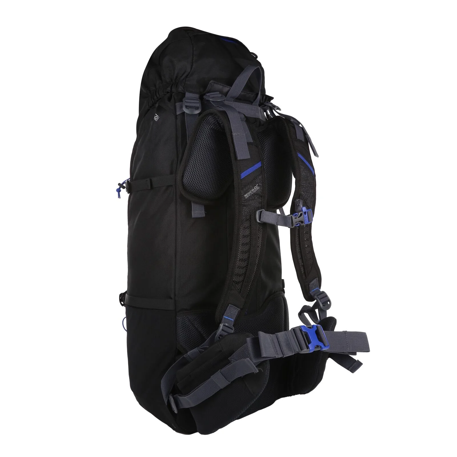Regatta Blackfell 3 60+10 Expandable Rucksack - Black/Surf Spray - OS - Image 3