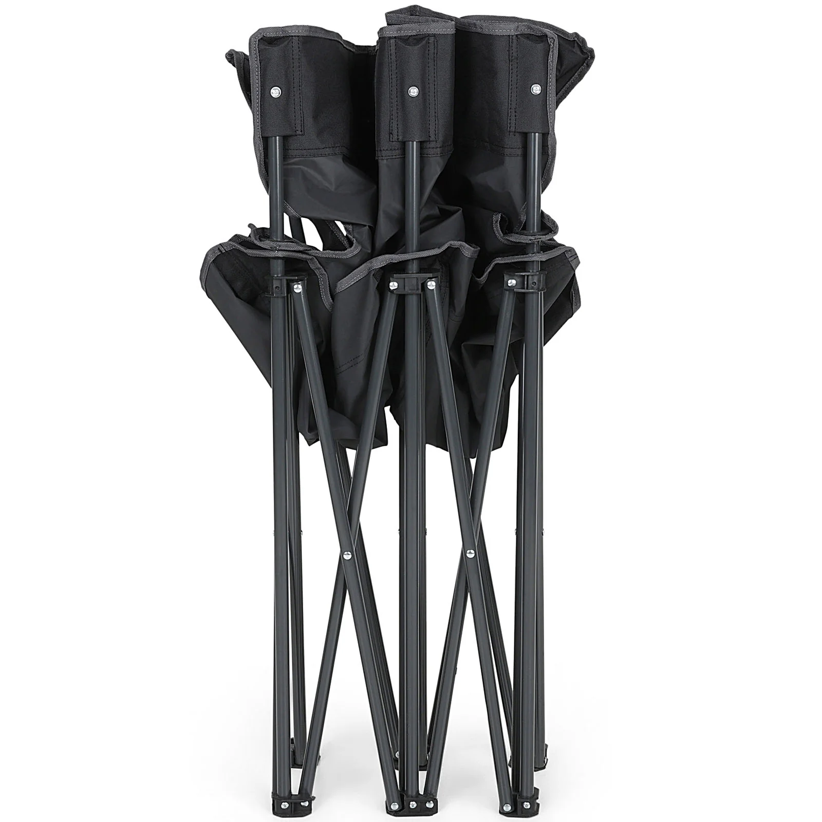 Regatta Isla Double Foldable Lightweight Camping Chair With Storage Bag - Black - Image 4
