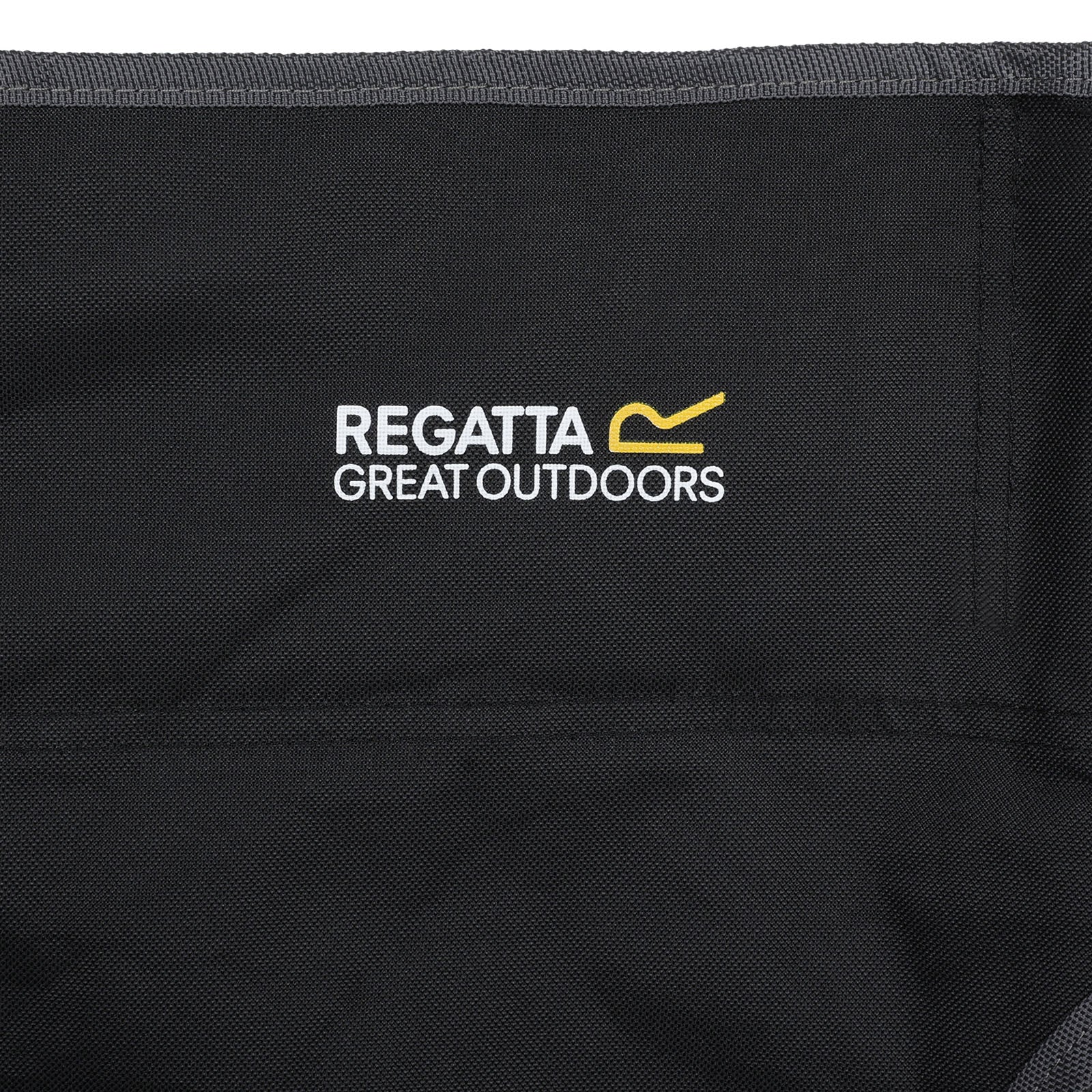 Regatta Isla Double Foldable Lightweight Camping Chair With Storage Bag - Black - Image 6
