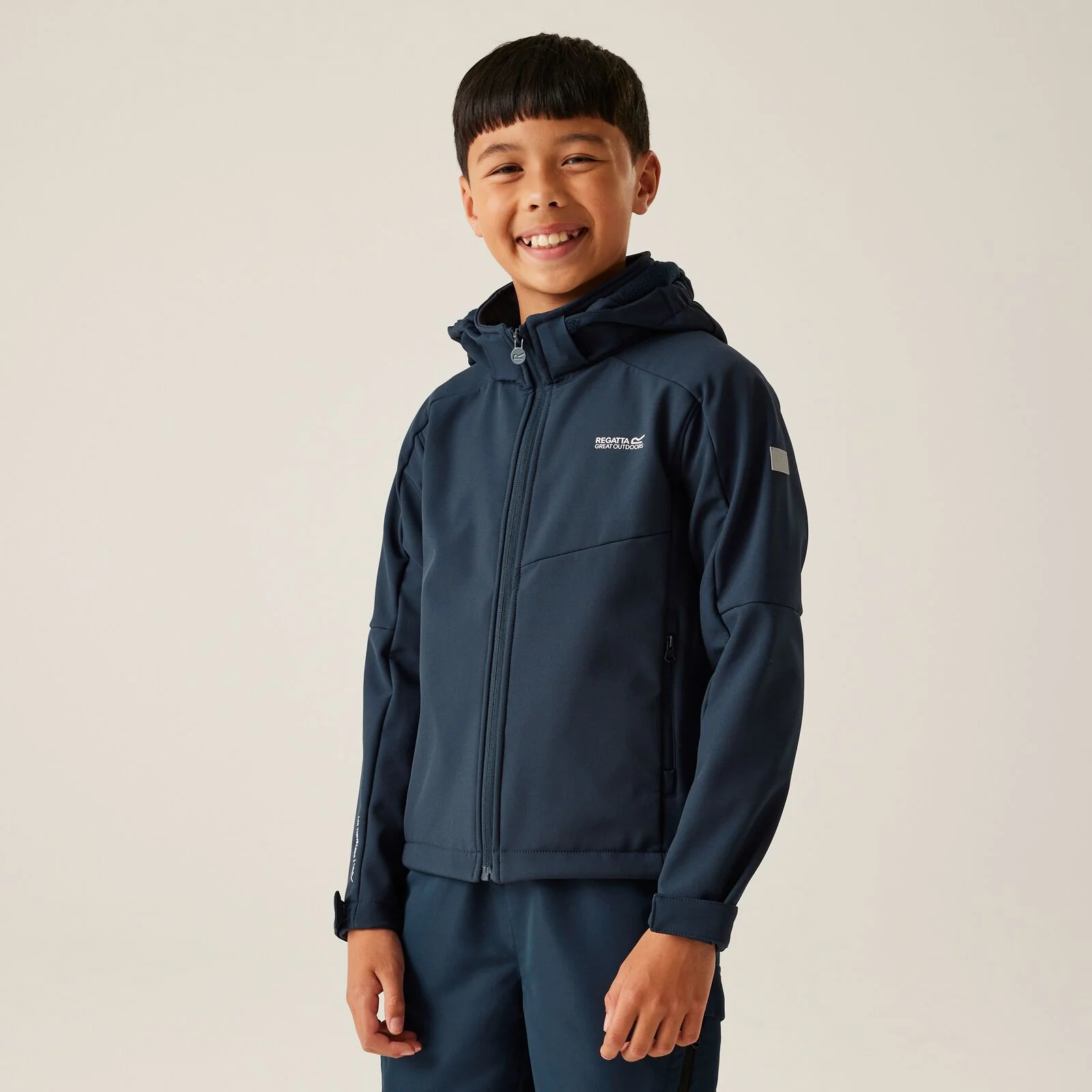 Regatta Kids Acidity VIII Hooded Softshell Jacket - Image 2