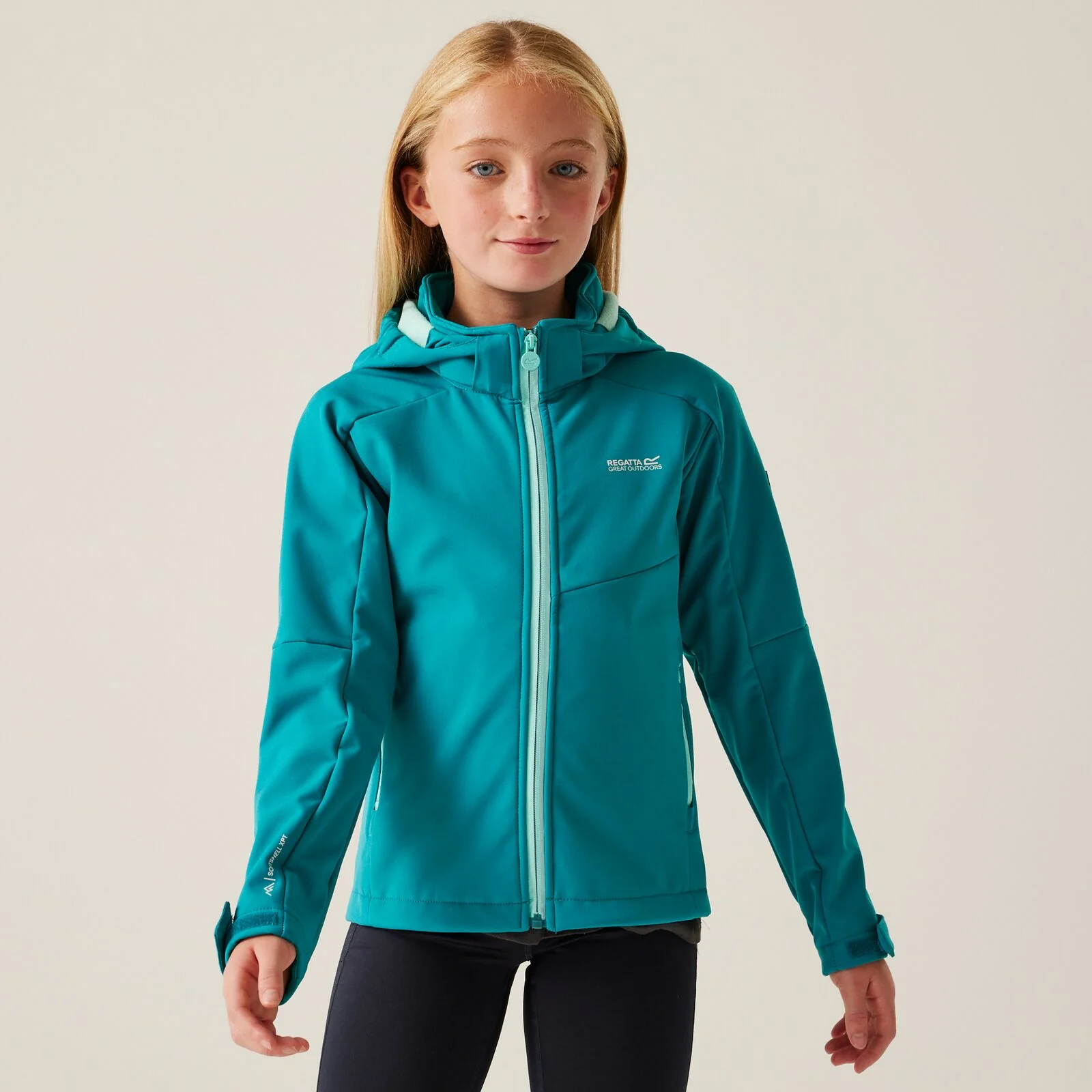 Regatta Kids Acidity VIII Hooded Softshell Jacket - Image 3