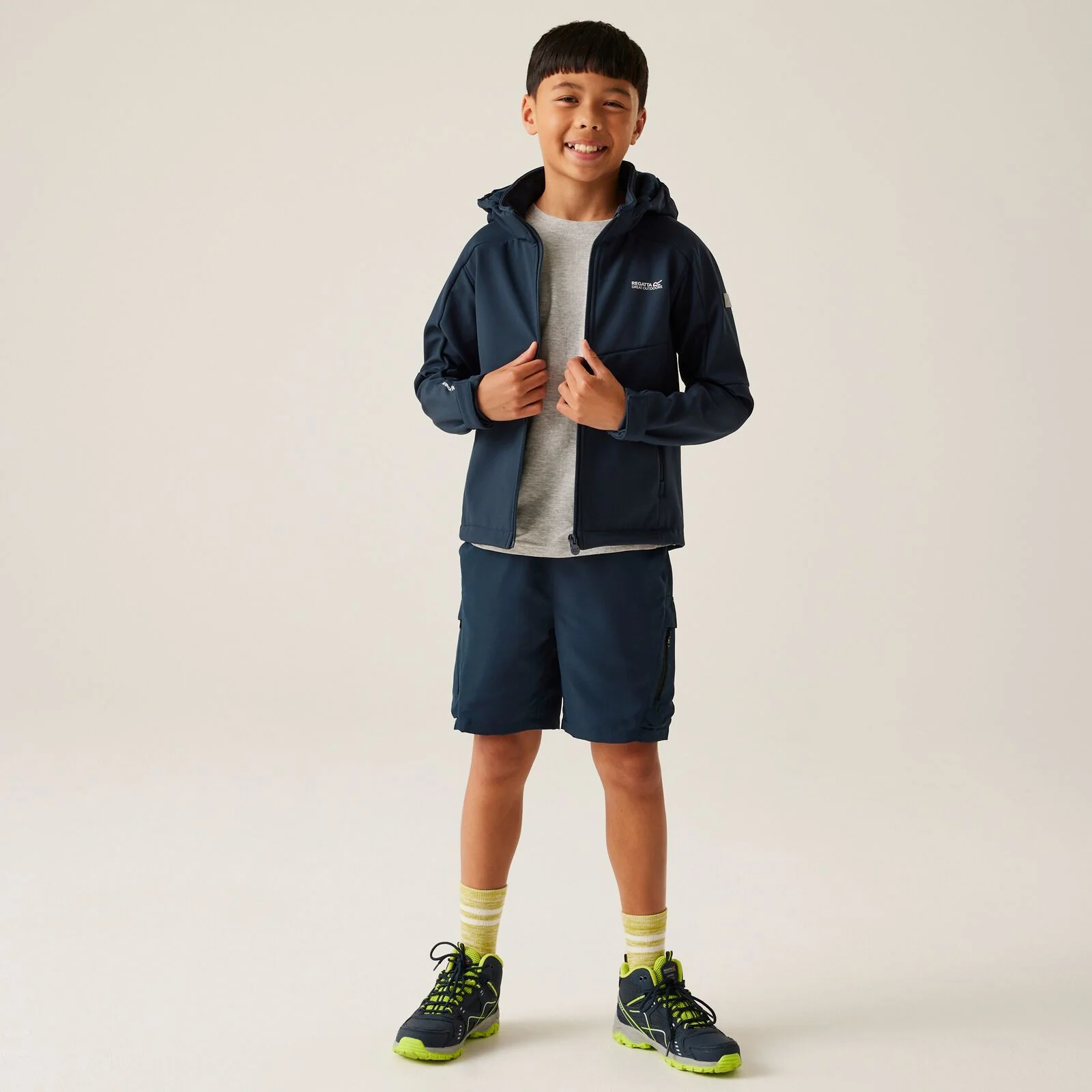 Regatta Kids Acidity VIII Hooded Softshell Jacket - Image 6