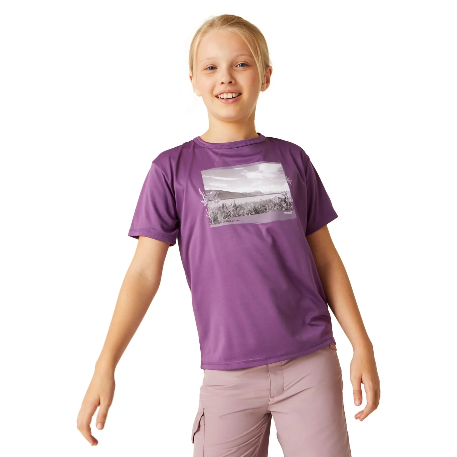 Regatta Kids Clarabee Graphic Short Sleeve T-Shirt - Image 36