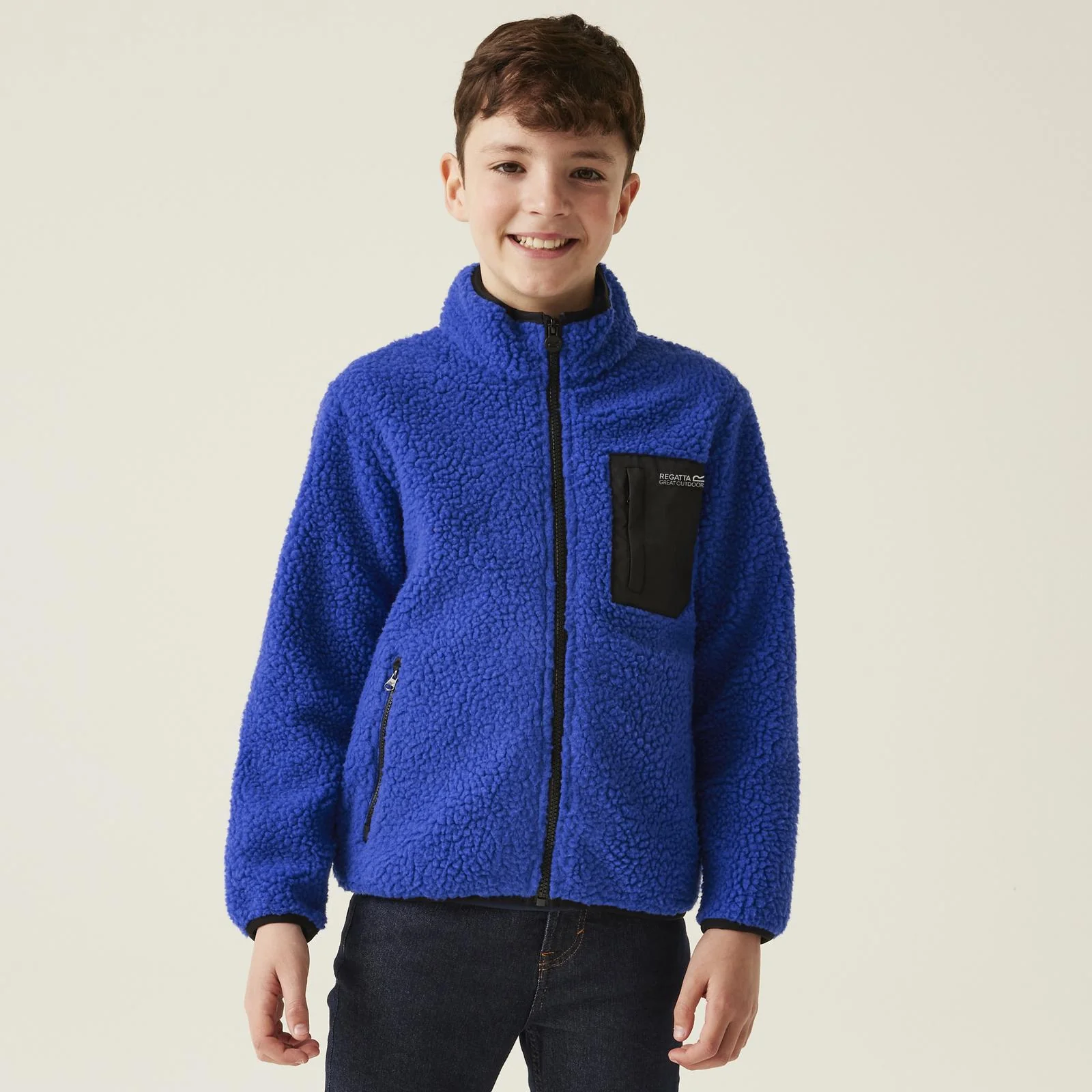 Regatta Kids Frankie Full Zip Outdoor Borg Fleece Jacket - Image 3