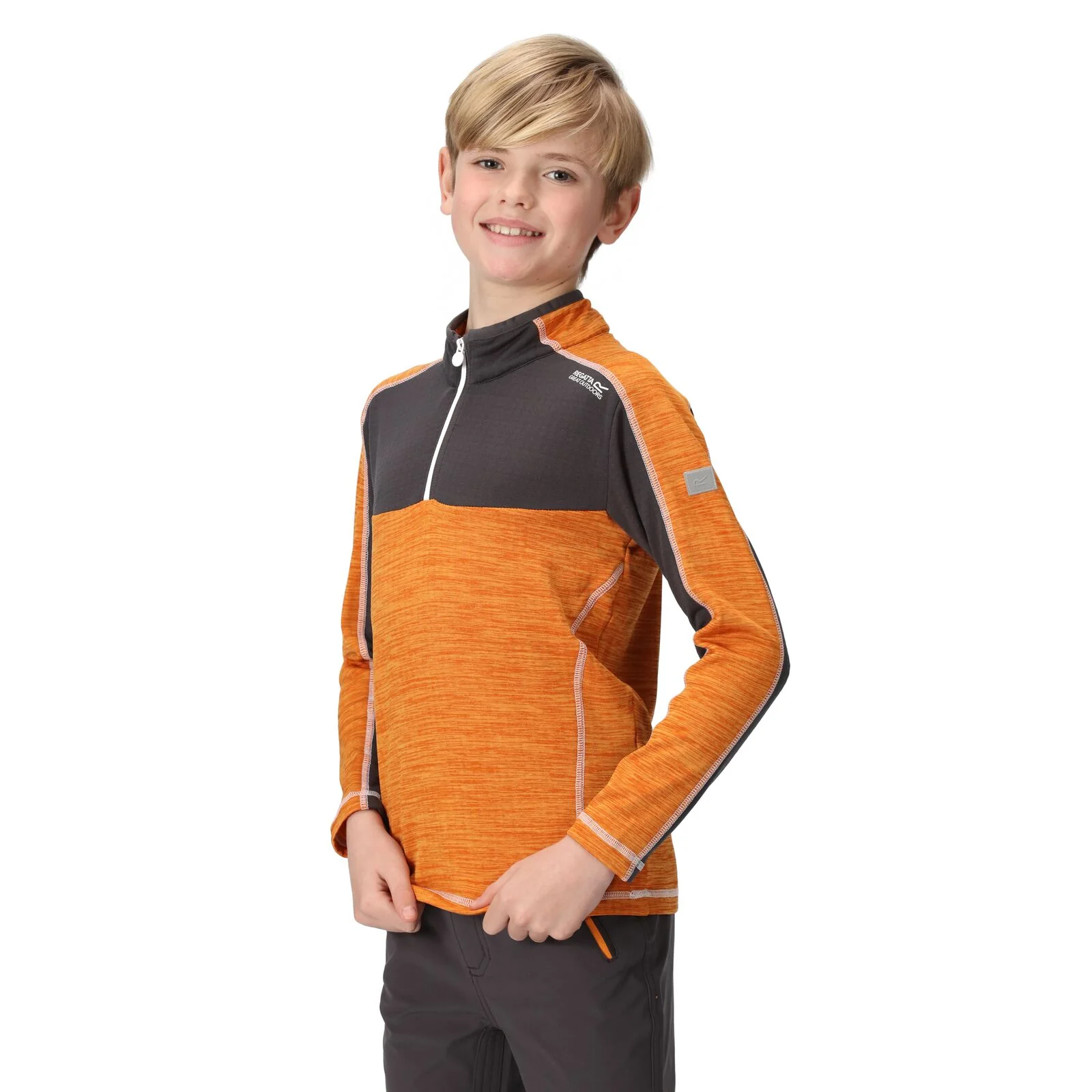 Regatta Kids Hewley Half Zip Fleece - Image 2