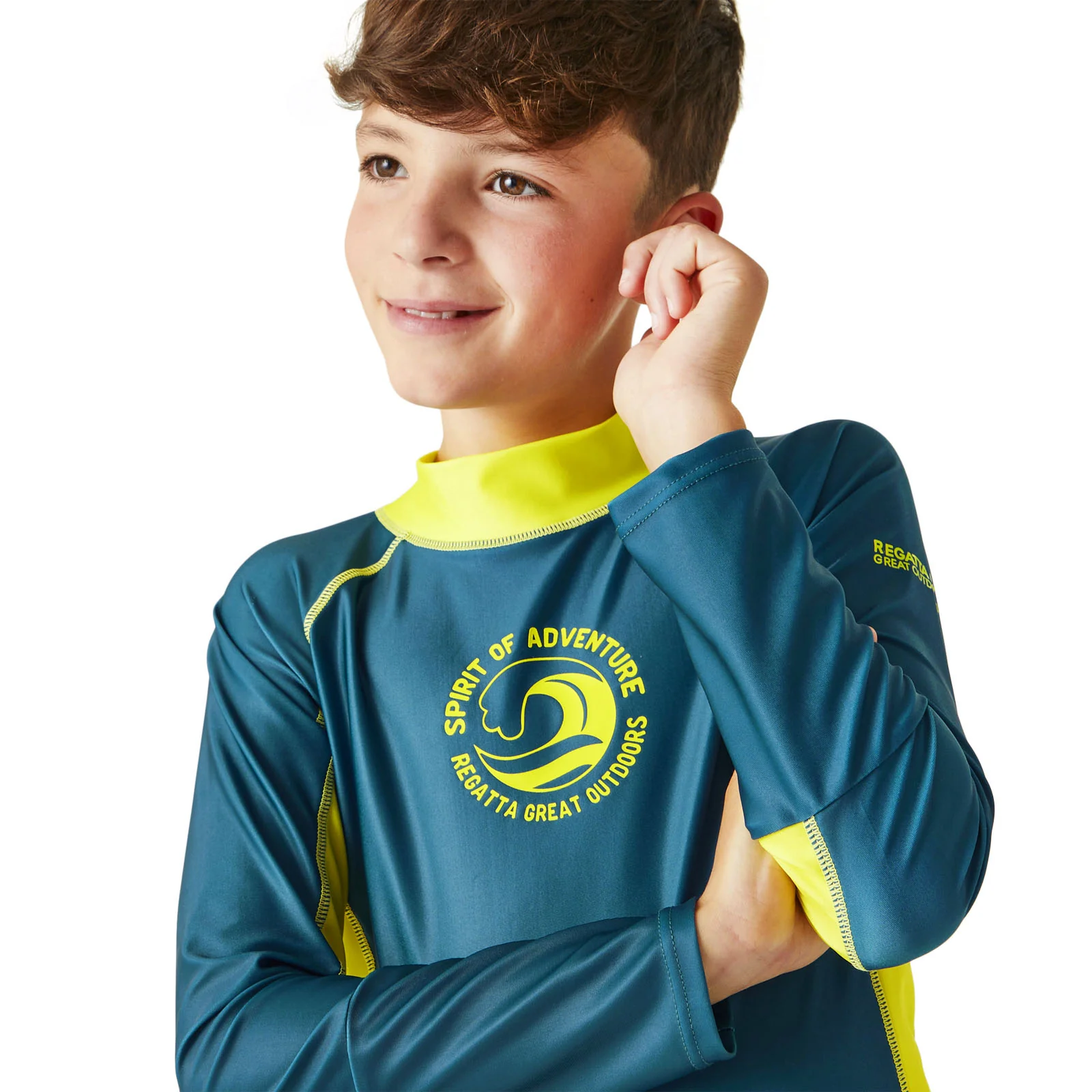 Regatta Kids Hoku II Long Sleeve UV Protect Rash Vest - Image 11