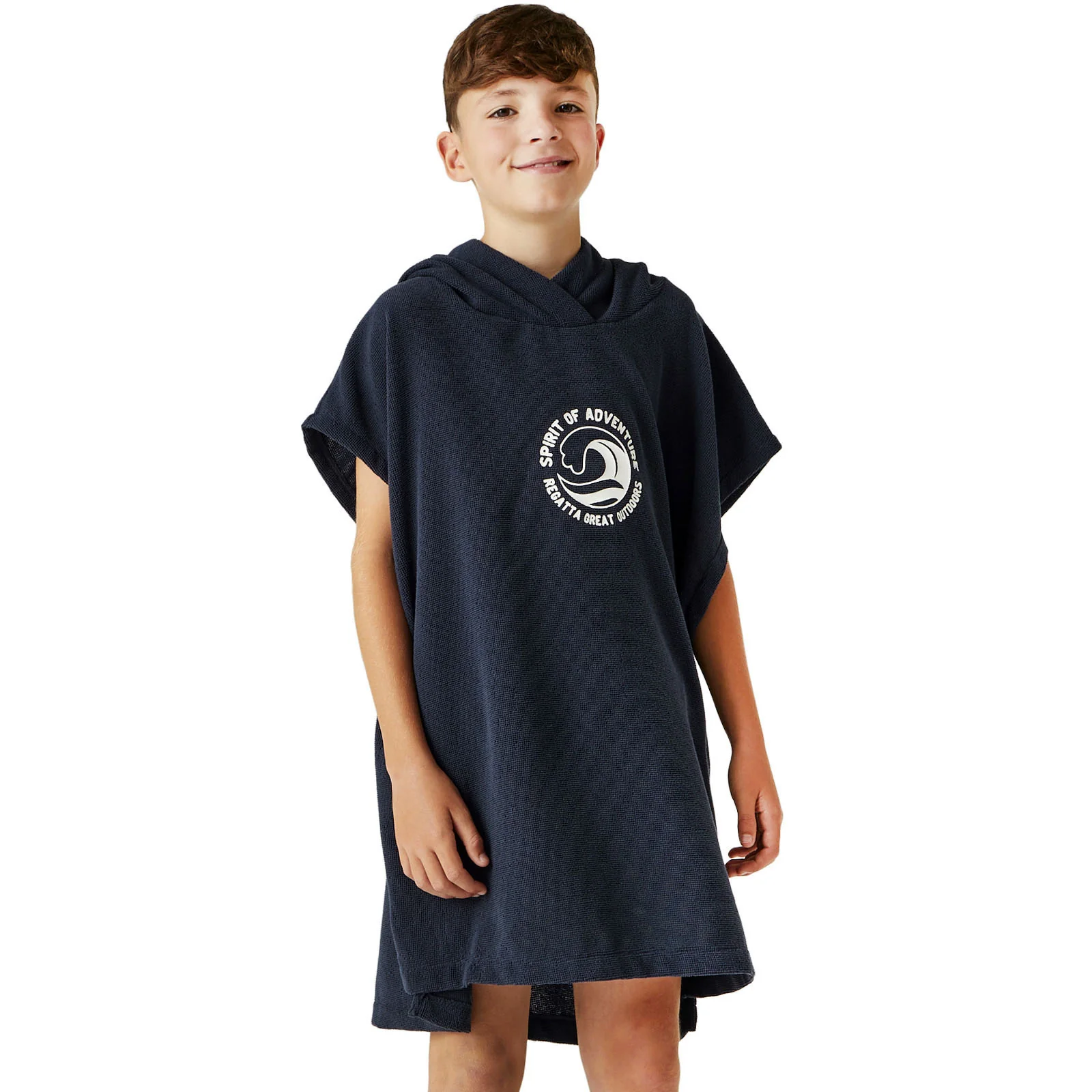 Regatta Kids Hooded Surf Surfing Swim Swimming Beach Towel Poncho - Image 3