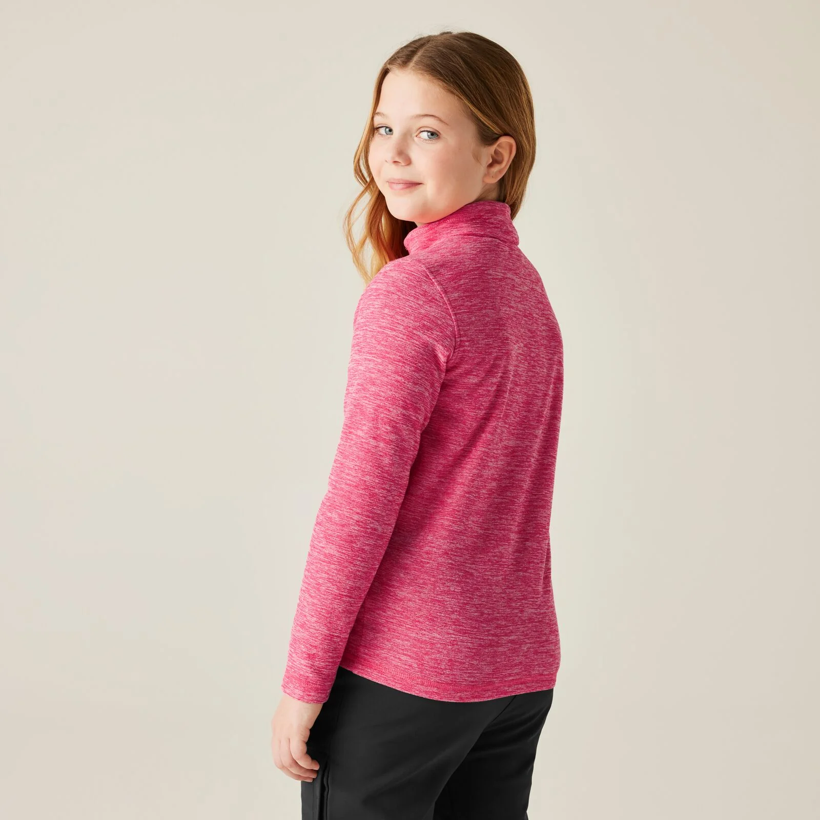Regatta Kids Hot Shot Marl Half Zip Fleece - Image 5