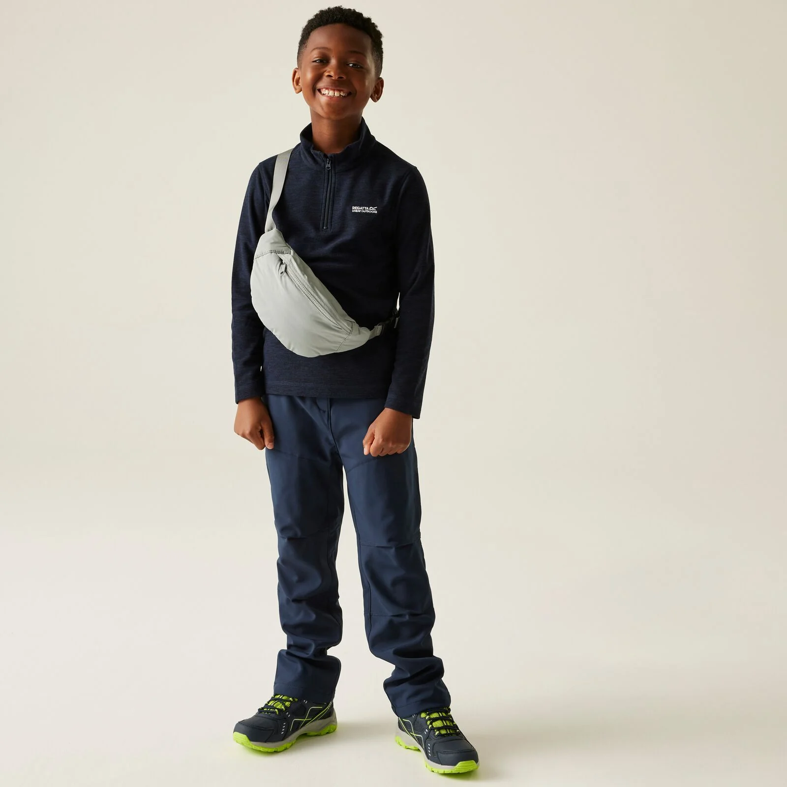 Regatta Kids Hot Shot Marl Half Zip Fleece - Image 6