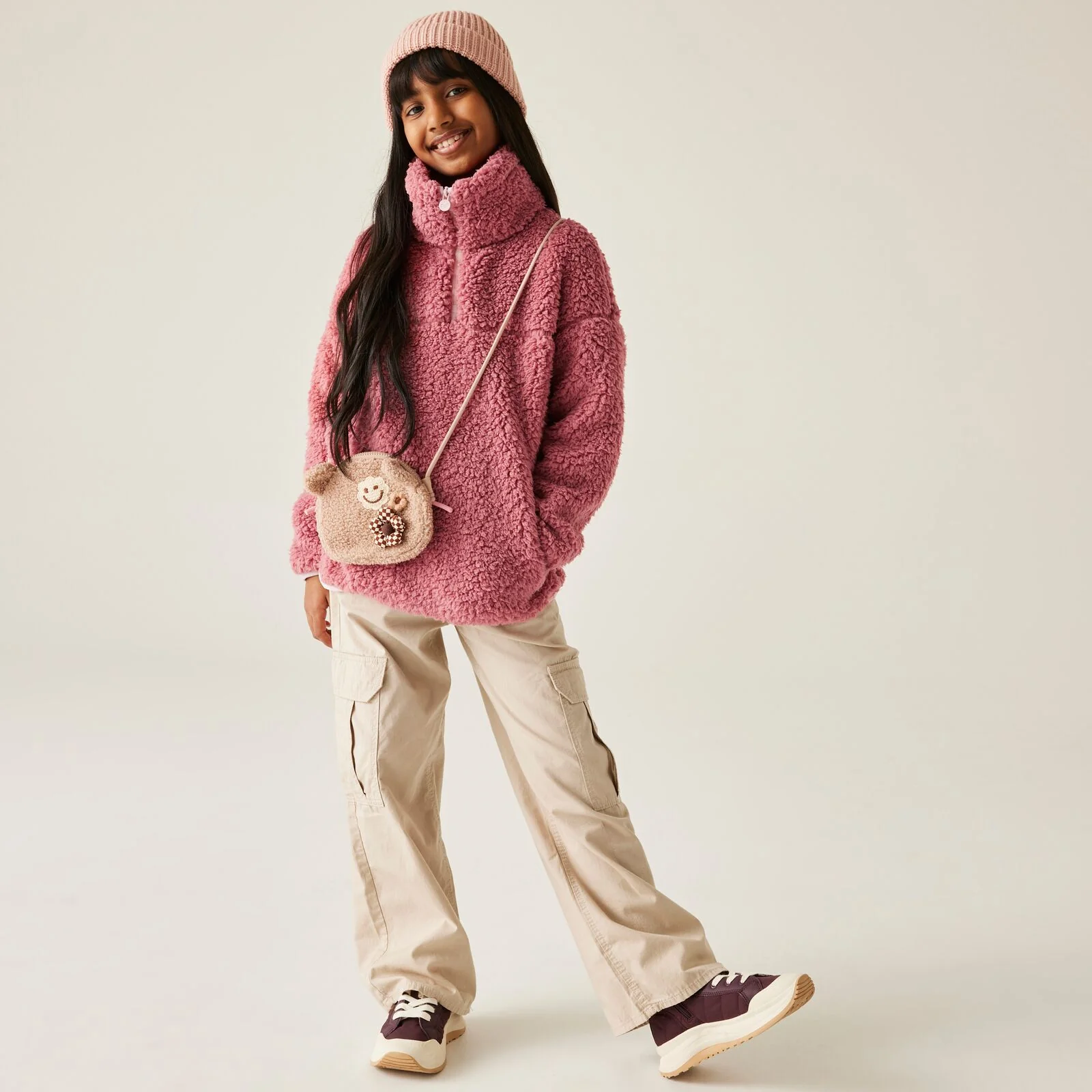 Regatta Kids Kaliza Half Zip Outdoor Fluffy Pullover Fleece - Image 14