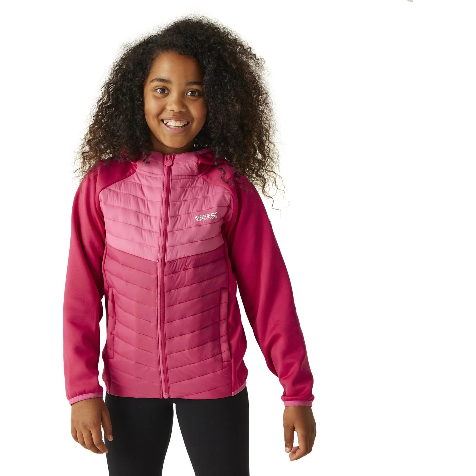 Regatta Kids Kielder Hybrid VIII Hooded Outdoor Walking Hiking Softshell Jacket - Image 14