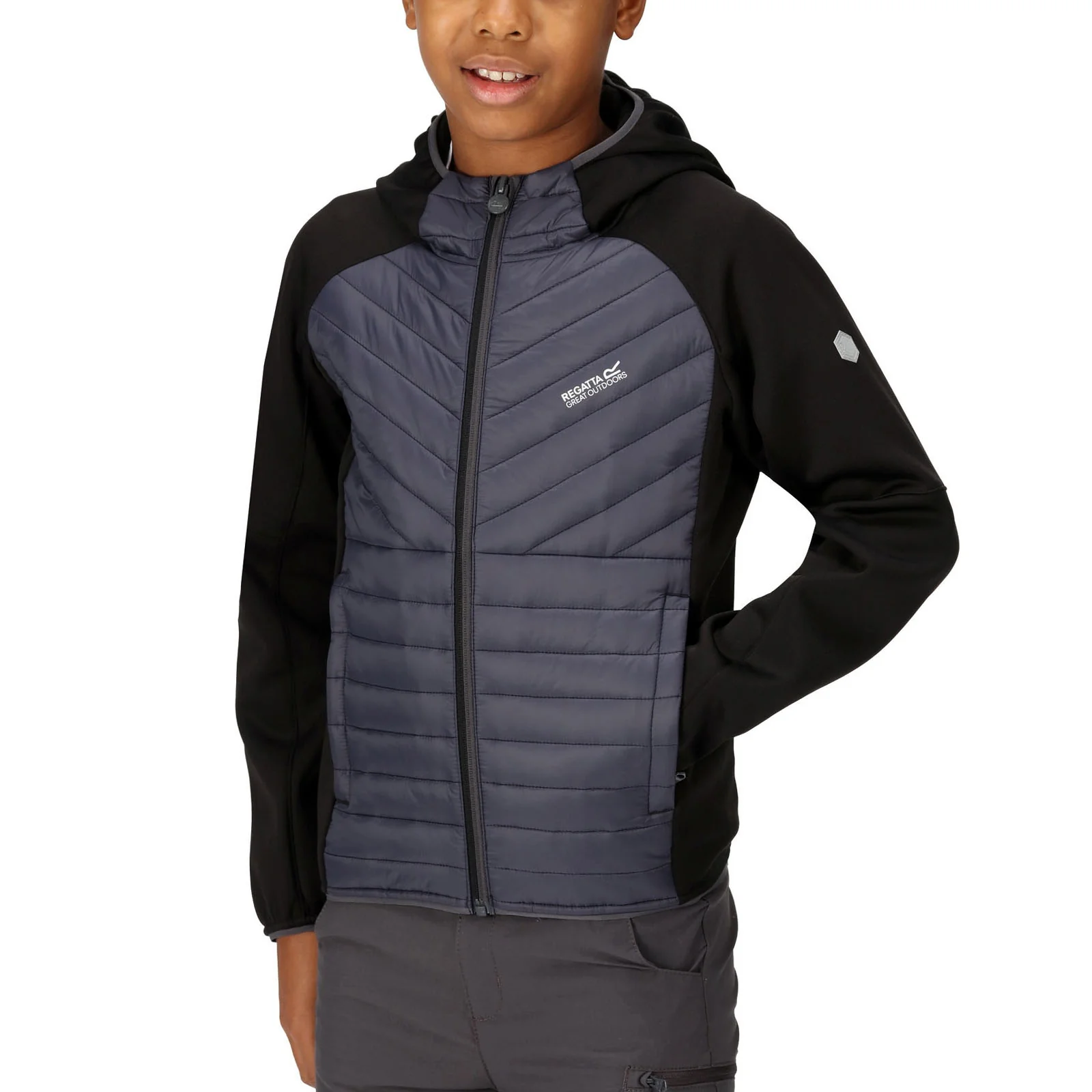 Regatta Kids Kilder Hybrid VI Water Resistant Jacket - Image 20