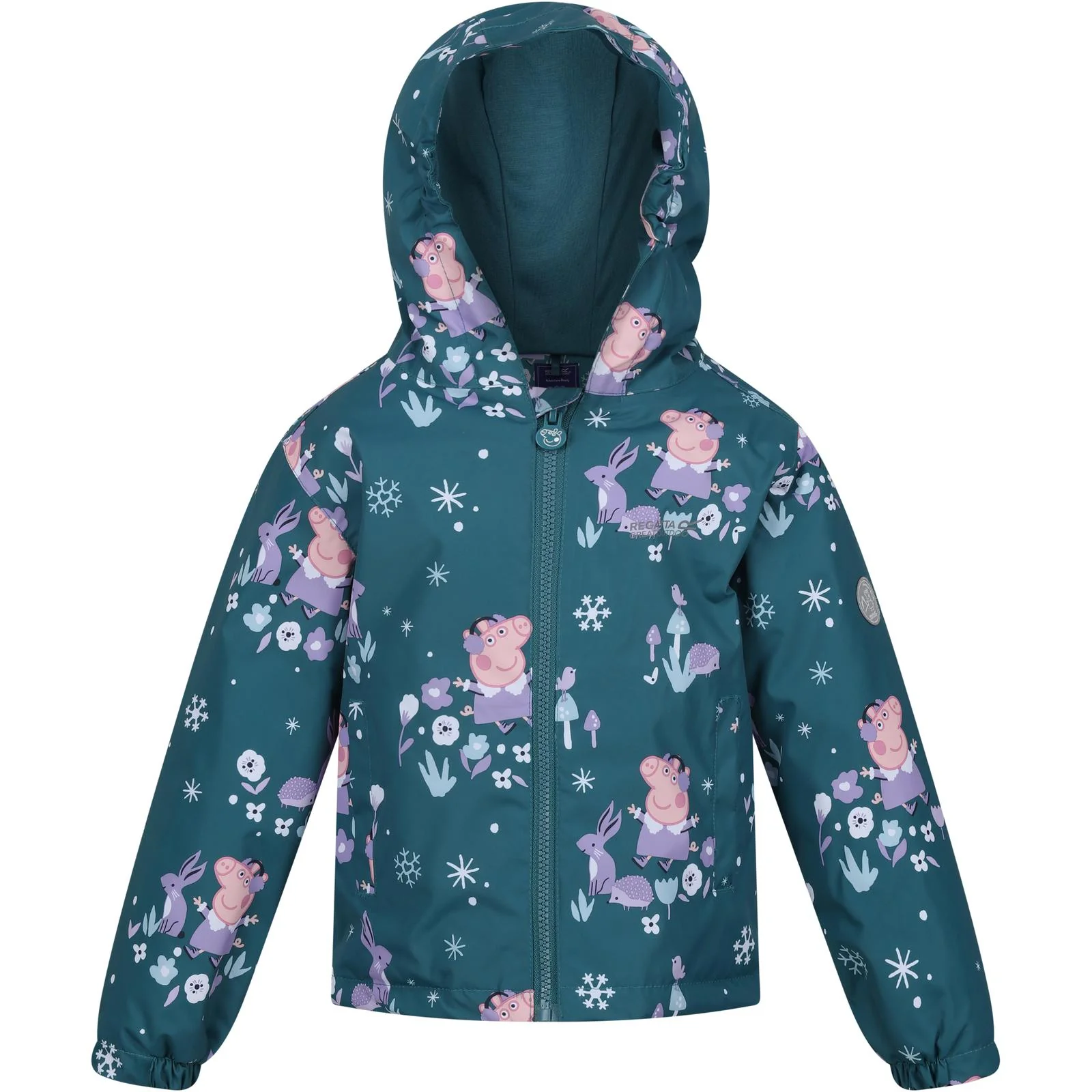 Regatta Kids Peppa Pig Muddy Puddles Waterproof Jacket - Image 28