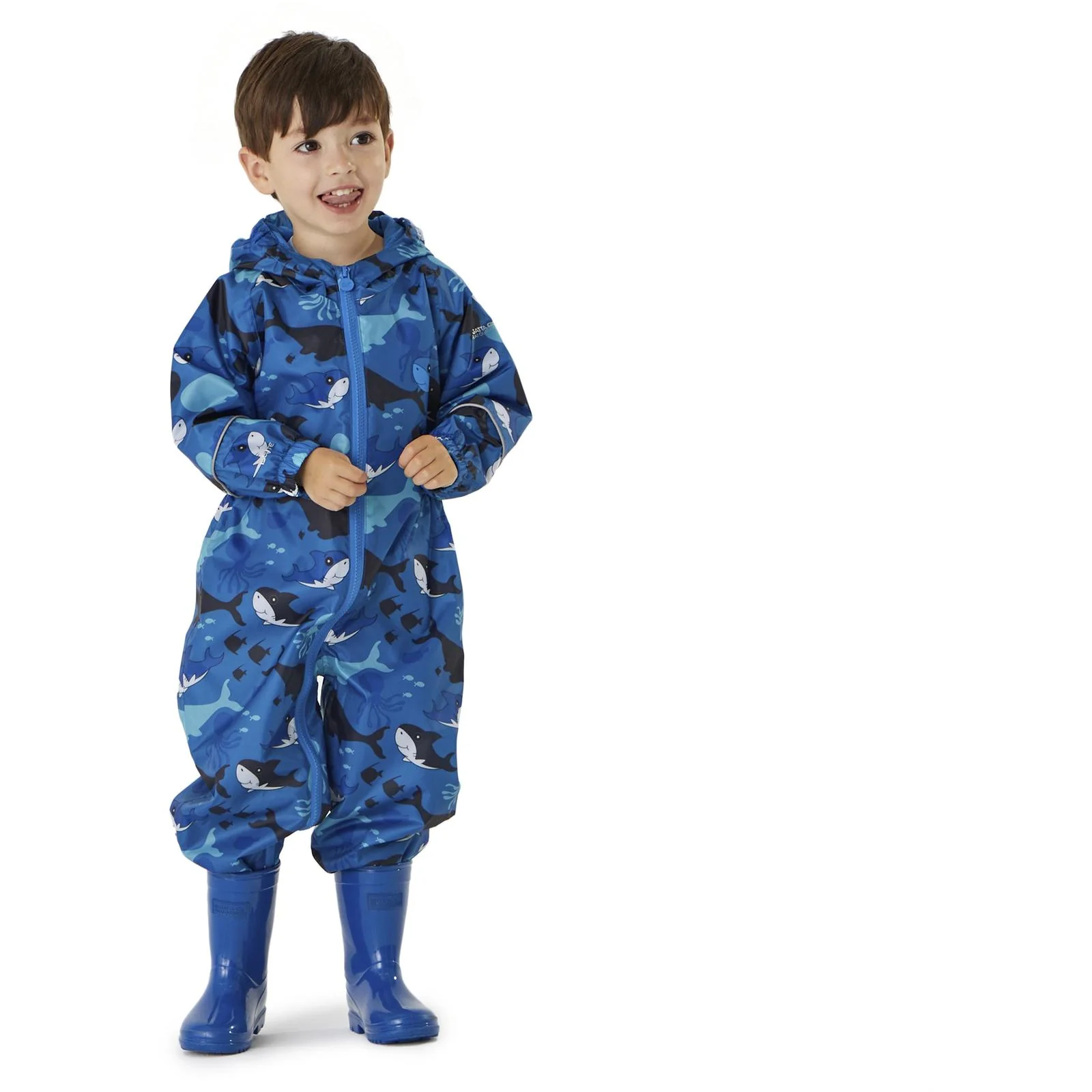 Regatta Kids Pobble Waterproof Puddle Suit - Image 5