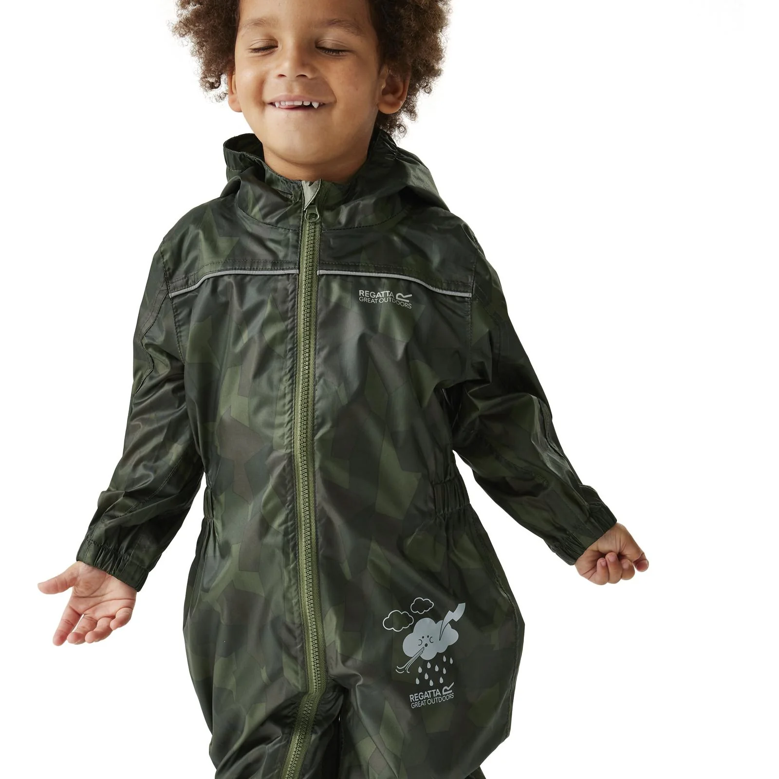 Regatta Kids Puddle IV Waterproof Puddle Suit - Image 21