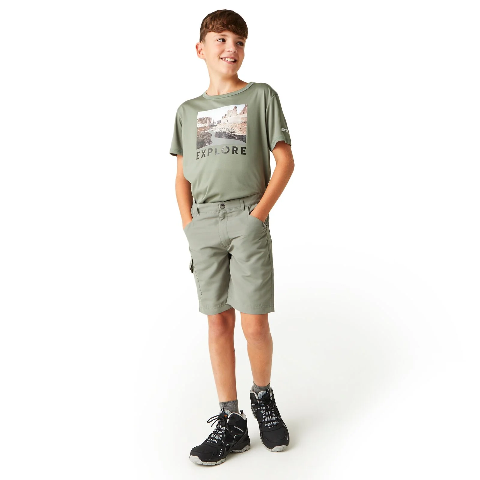 Regatta Kids Sorcer II Cargo Walking Shorts - Image 33