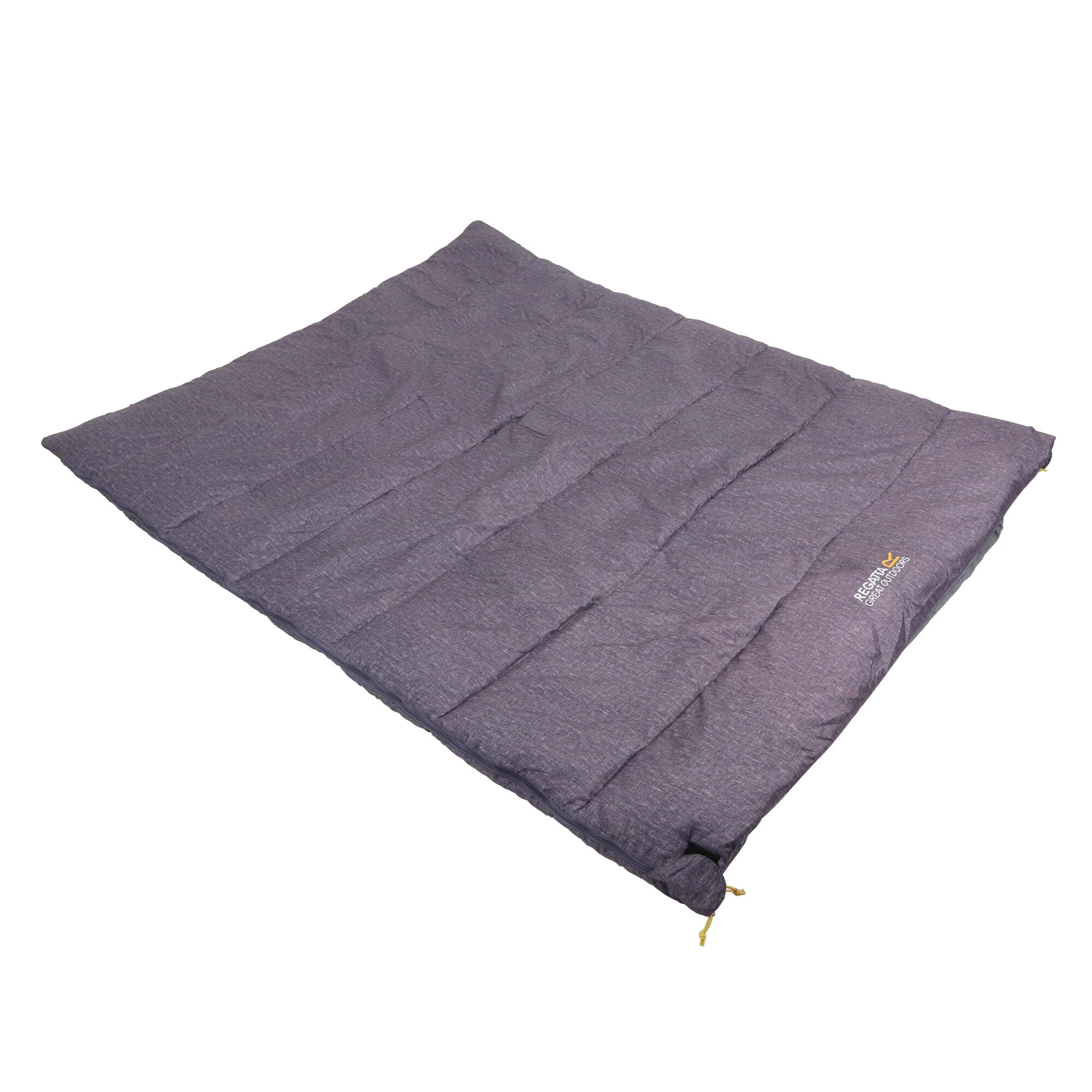 Regatta Maui Polyester Lined Double Sleeping Bag - Grey Marl - One Size