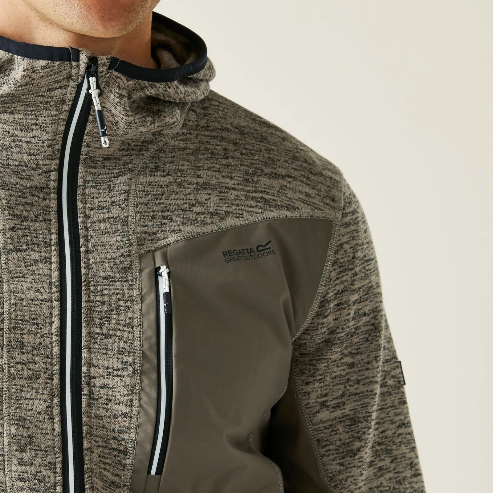 Regatta Mens Alven Hooded Full Zip Fleece - Image 16