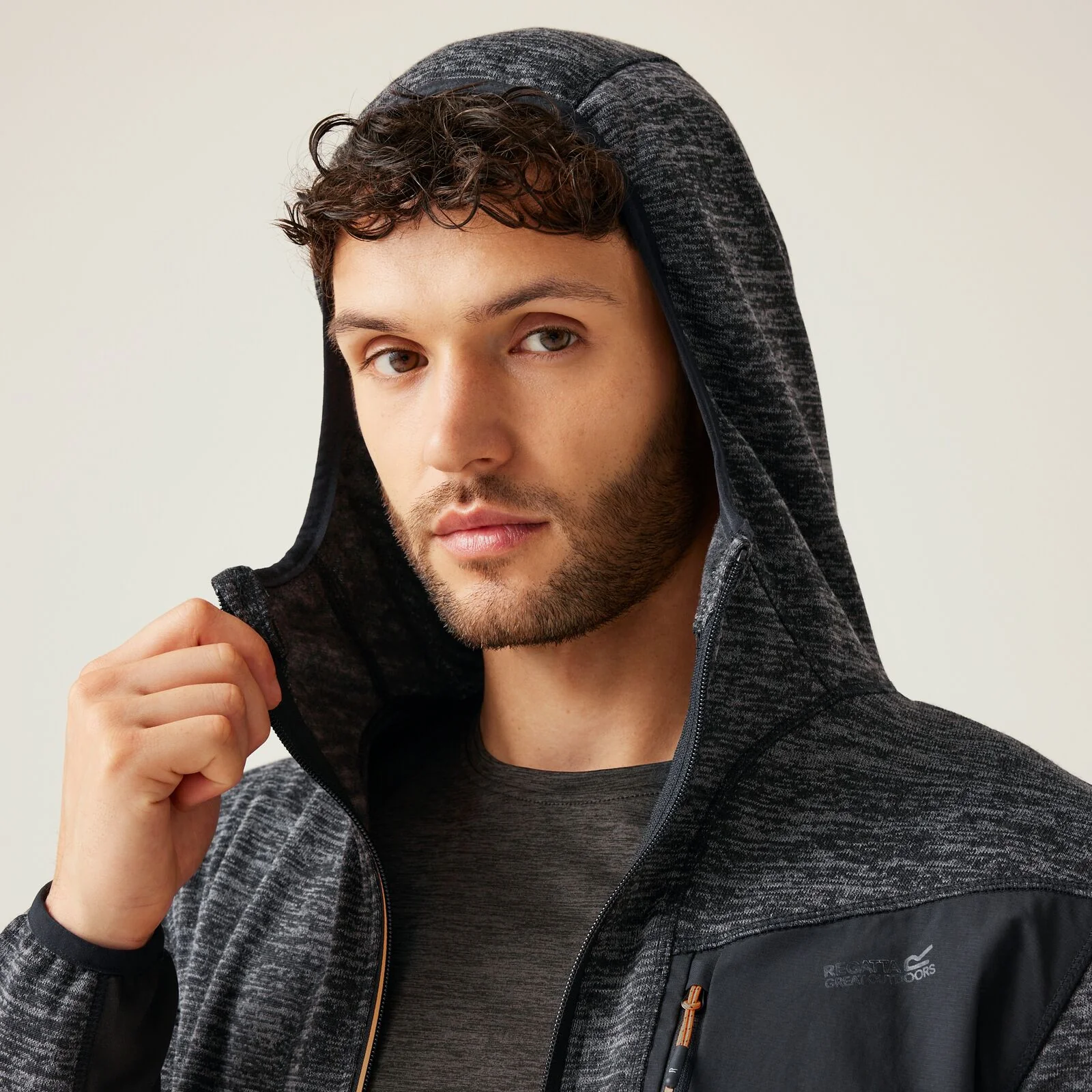 Regatta Mens Alven Hooded Full Zip Fleece - Image 25