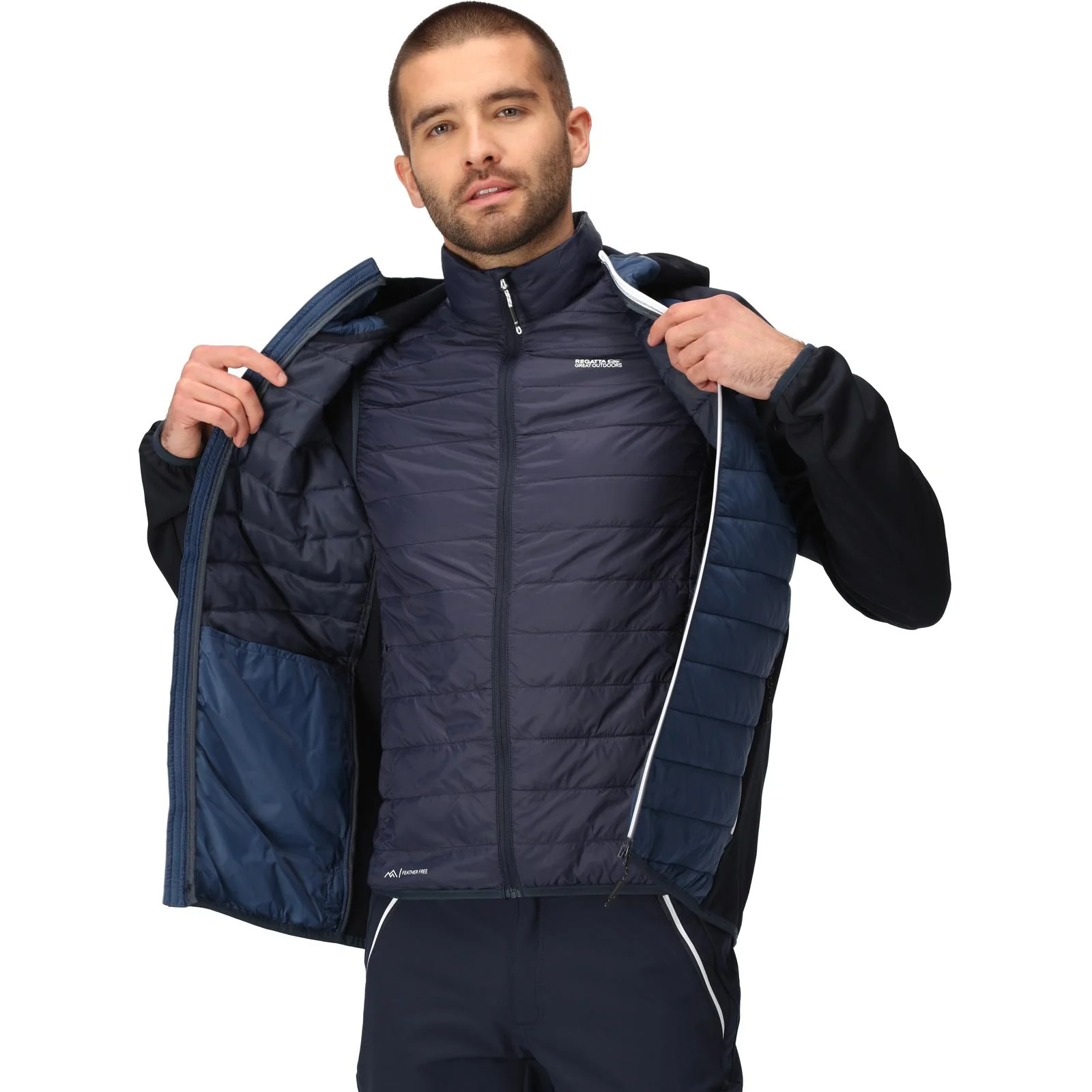 Regatta Mens Andreson VIII Hybrid Lightweight Softshell Jacket - Image 48