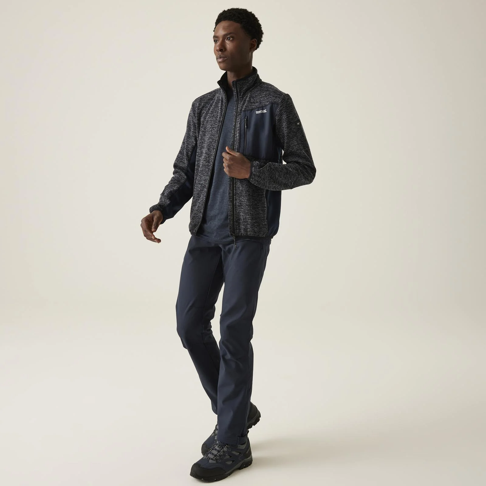 Regatta Mens Baslinn Full Zip Outdoor Fleece Jacket - Image 3